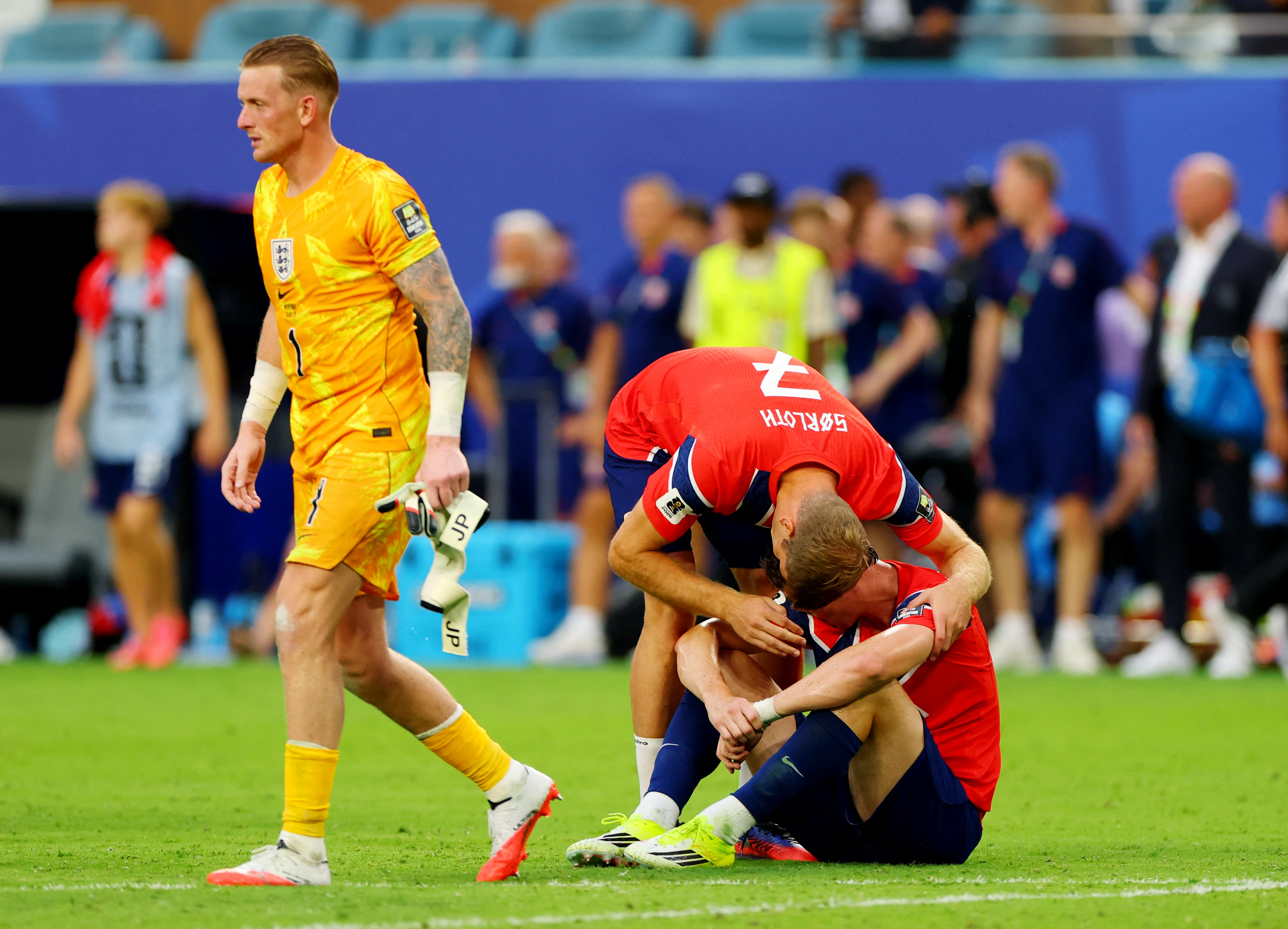cover Sorloth faces online abuse after Norway&#8217;s exit