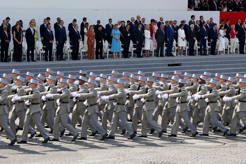 image France showcases 500 pro-Ukraine troops at Bastille Day