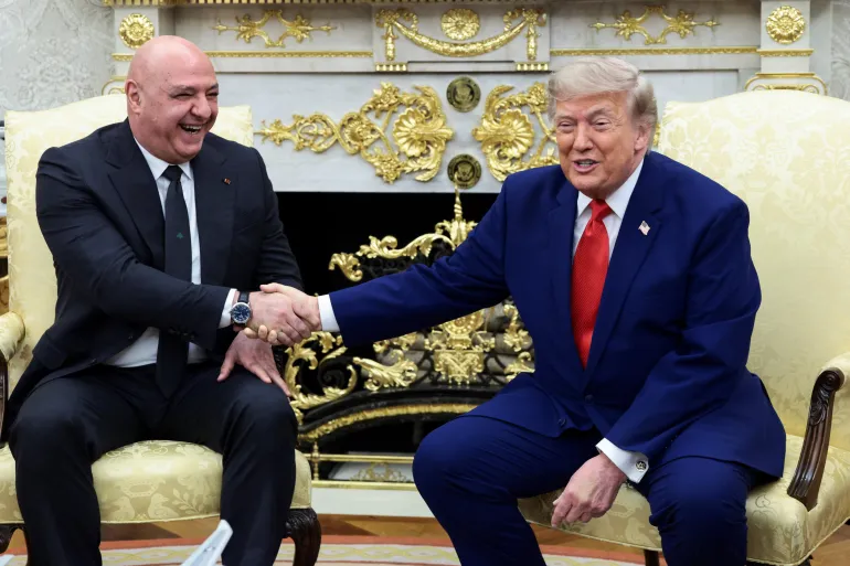 cover Trump pledges support for Lebanon in meeting with Aoun