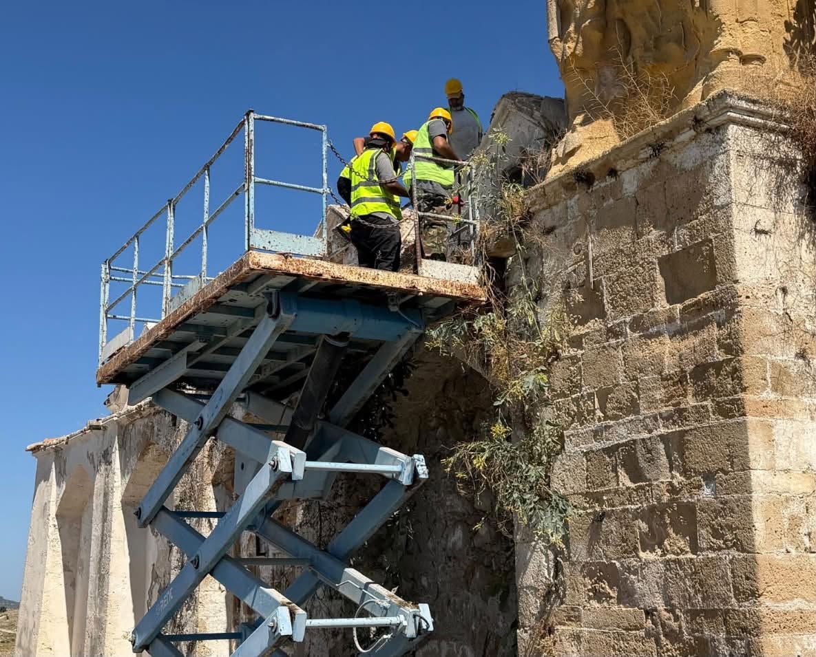 cover Restoration work begins at church in Lapithos
