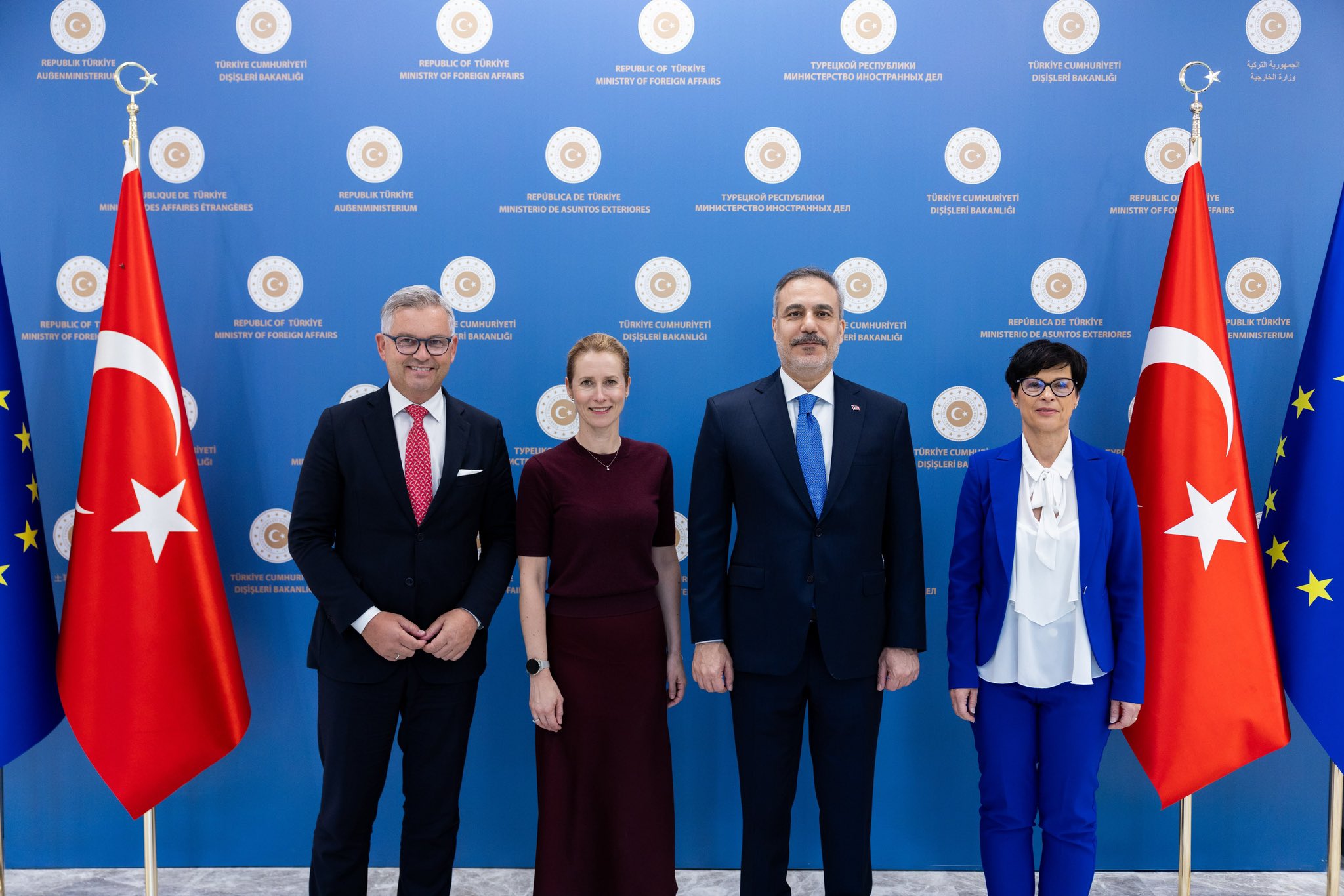cover Turkey’s Fidan, EU commissioners offer joint support for UN Cyprus initiative