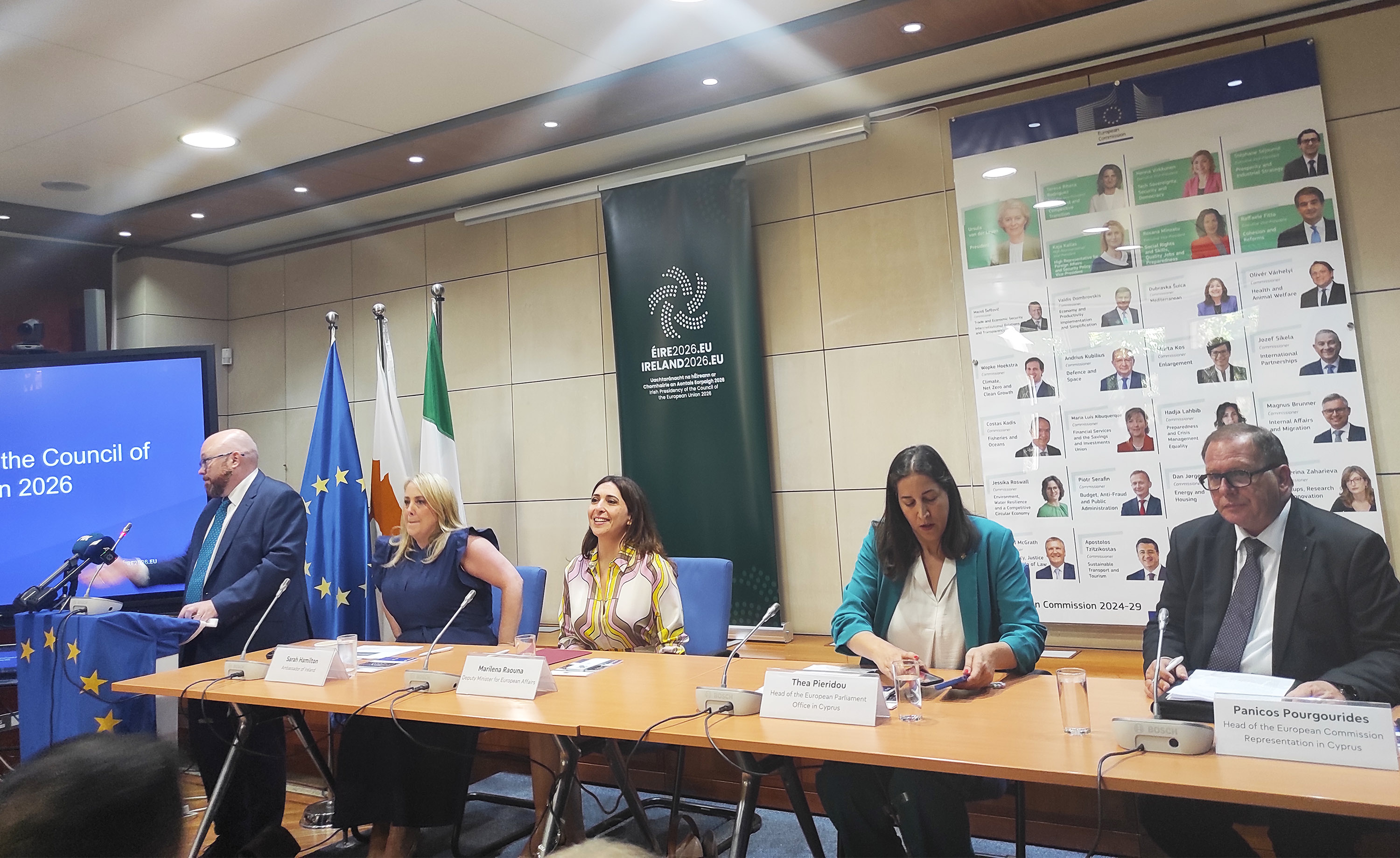 cover Raouna: Cyprus takes joy at handing Council of EU presidency to Ireland