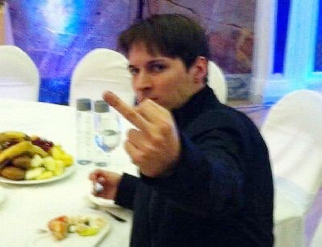 cover Russia charges Telegram founder Durov with aiding terrorism, he gives Moscow the finger