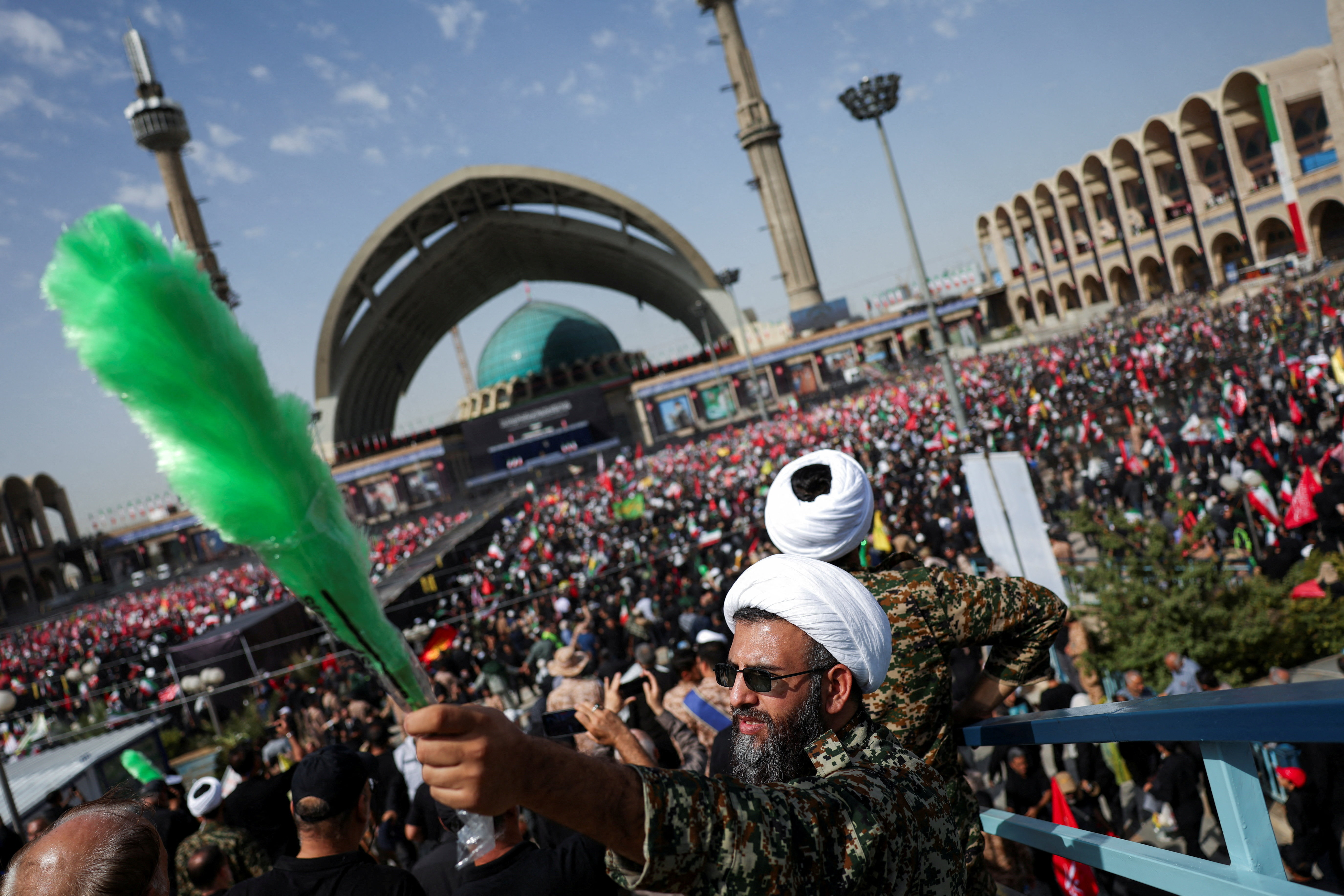 cover Mass grief at Khamenei funeral projects hardline grip on post-war Iran