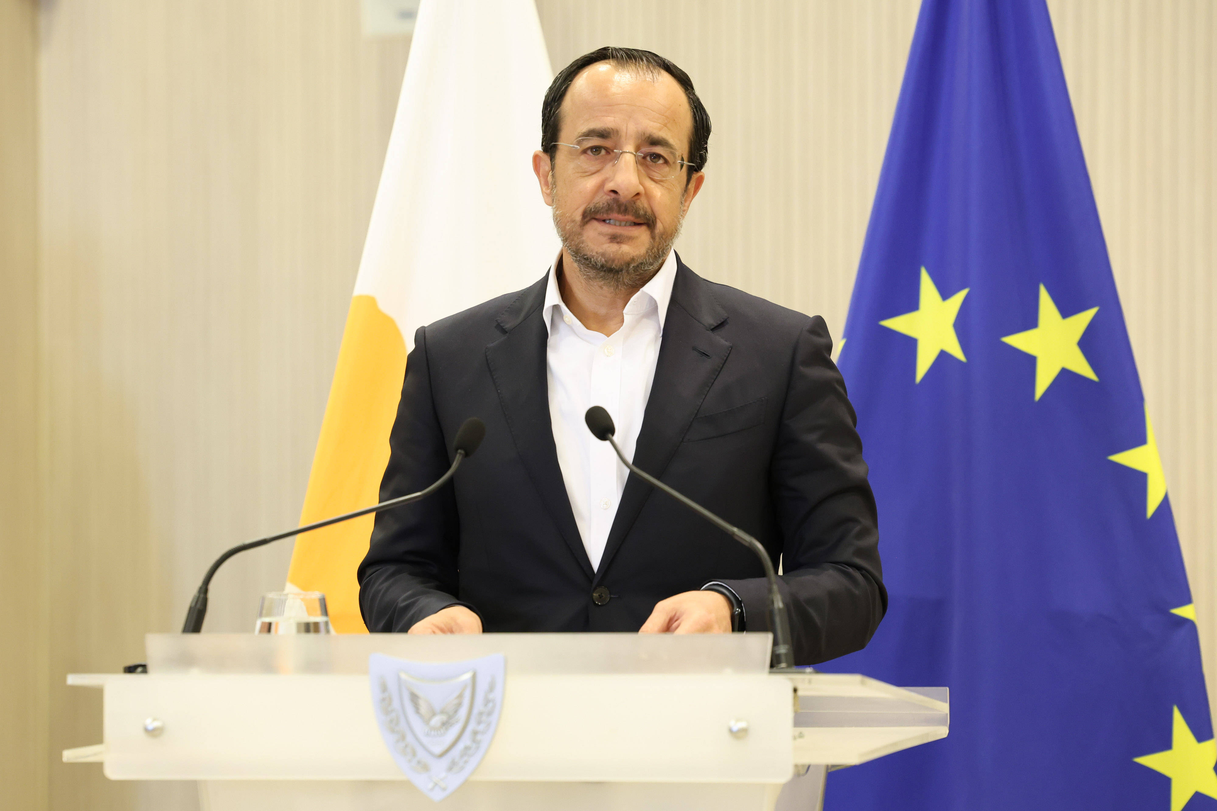 cover Christodoulides in contact with EU leaders at Nato summit
