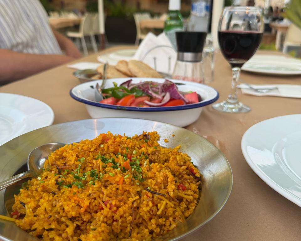 cover The Cyprus taverna serving wagyu souvlaki