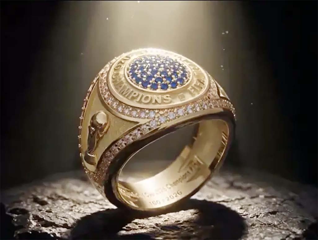 cover World Cup winners to receive US-style championship rings