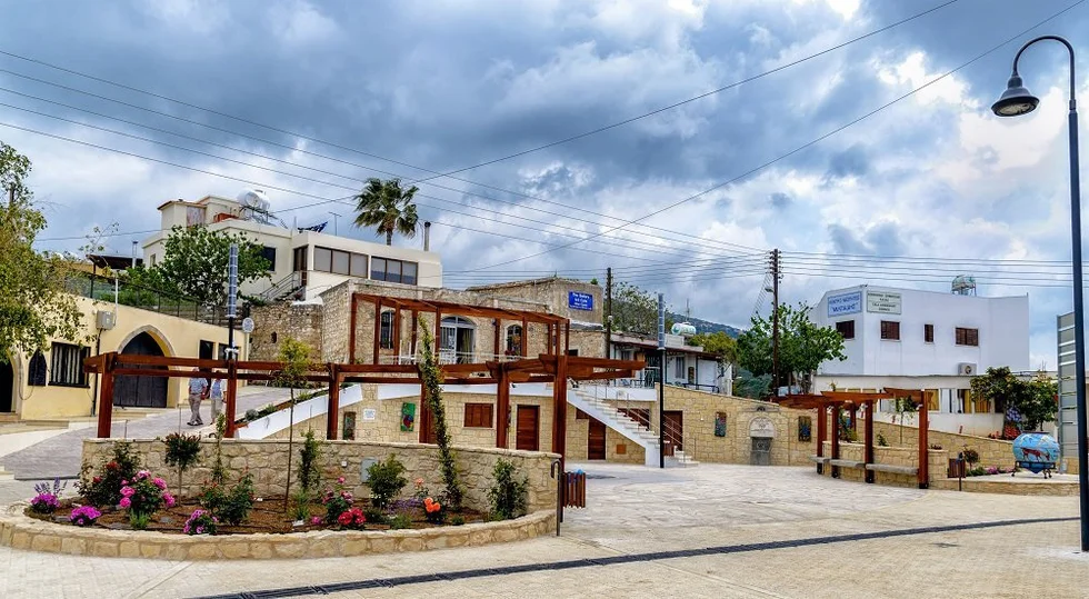 cover Large ditch next to Paphos road posing safety concerns for motorists