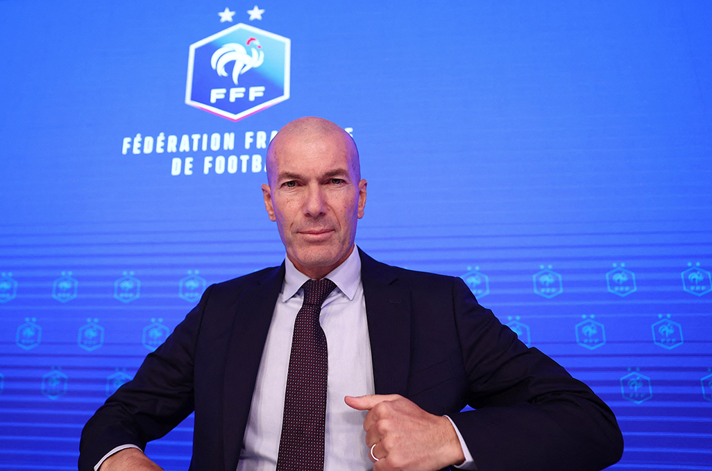 cover Zidane takes over as new France head coach