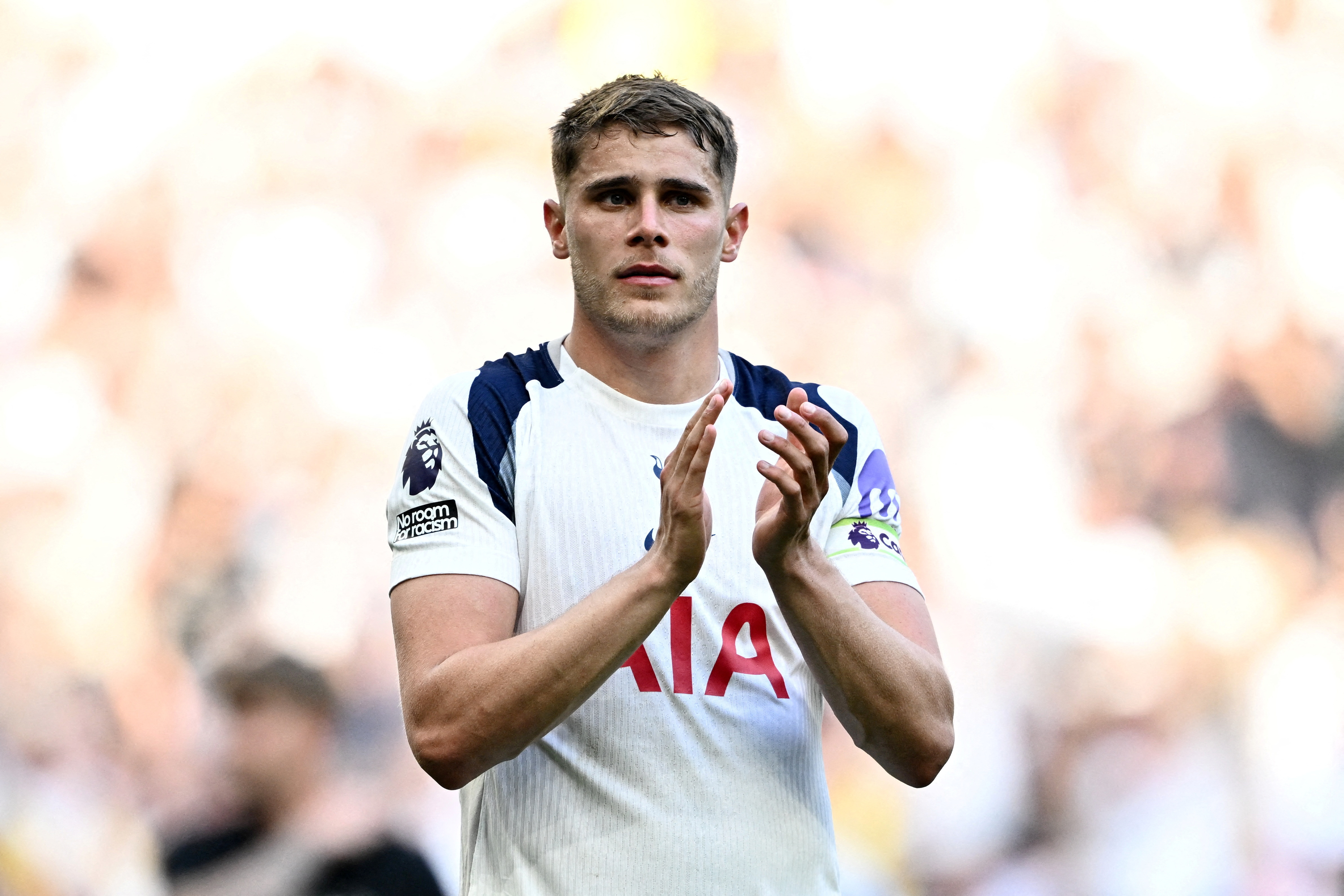 cover Van de Ven main Spurs skipper as De Zerbi names five captains