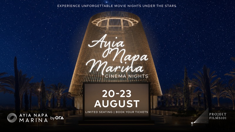 cover Ayia Napa Marina presents open-air summer cinema experience, August 20-23