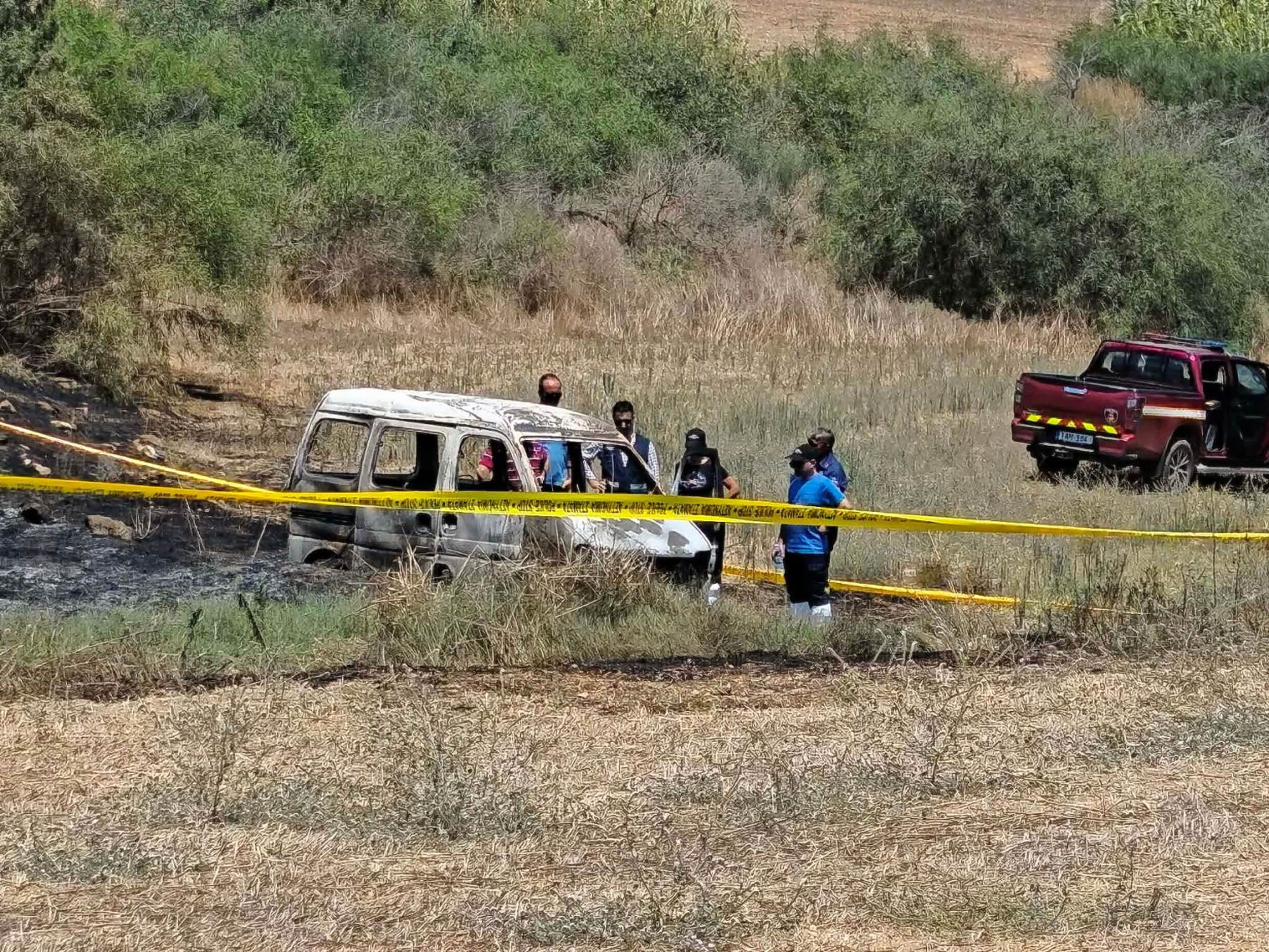 image British man dies in vehicle fire