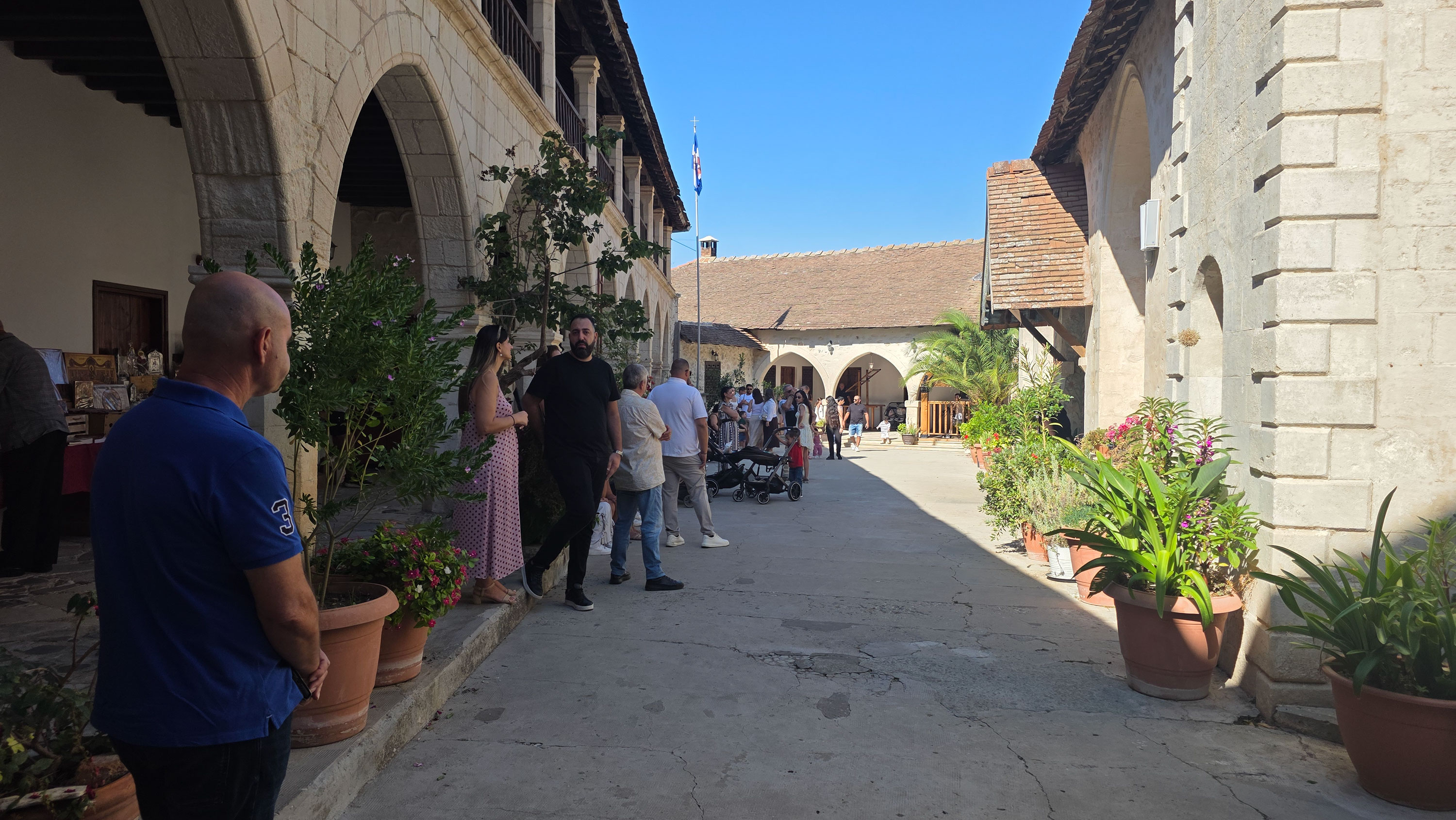 cover Crowds mark Assumption Day at Paphos monasteries