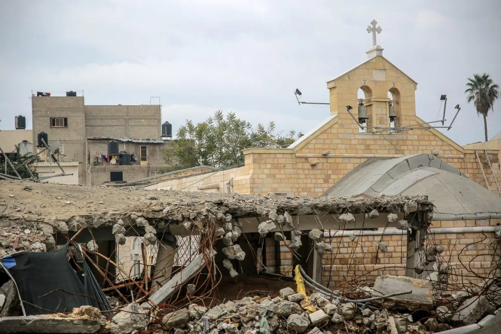 cover Cyprus to fund restoration of historic Gaza church damaged by Israeli strikes