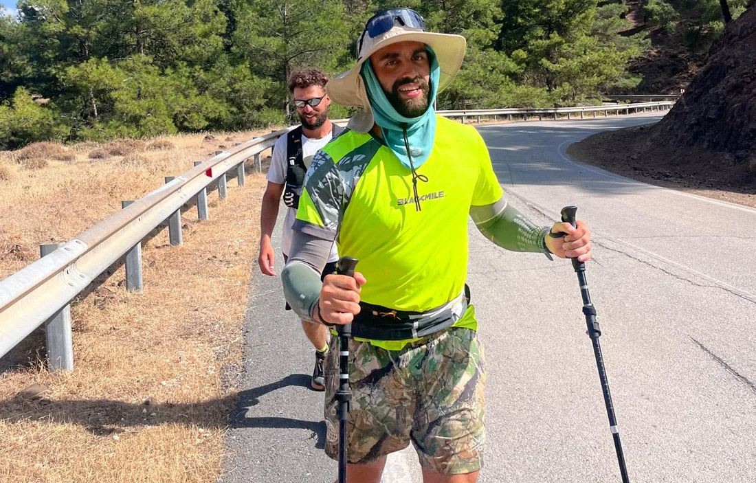 cover Cyprus ultra-runner becomes first person to complete 700km coastline run
