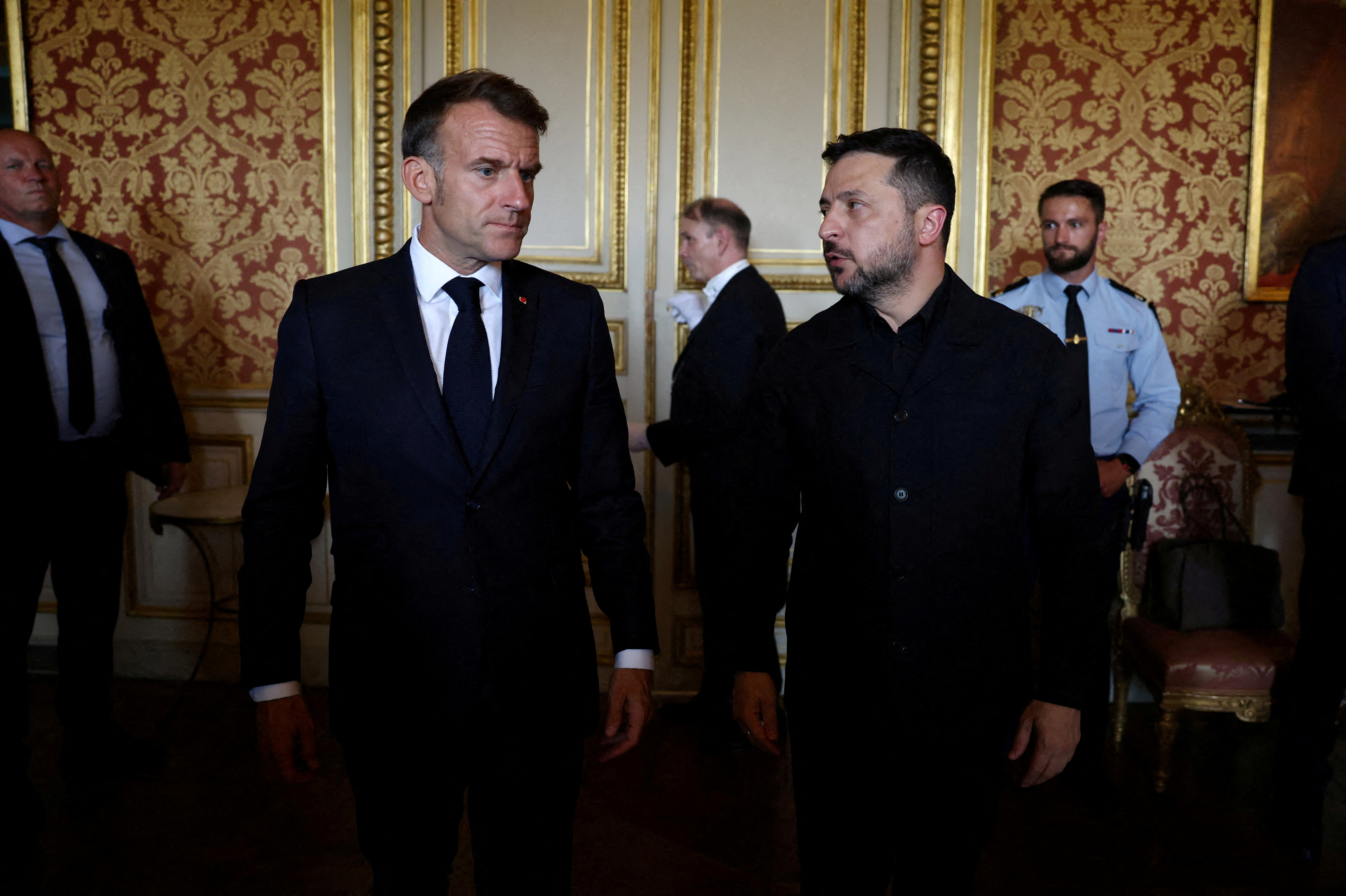 cover France agrees to accelerate air defence deliveries to Ukraine, Zelenskiy says
