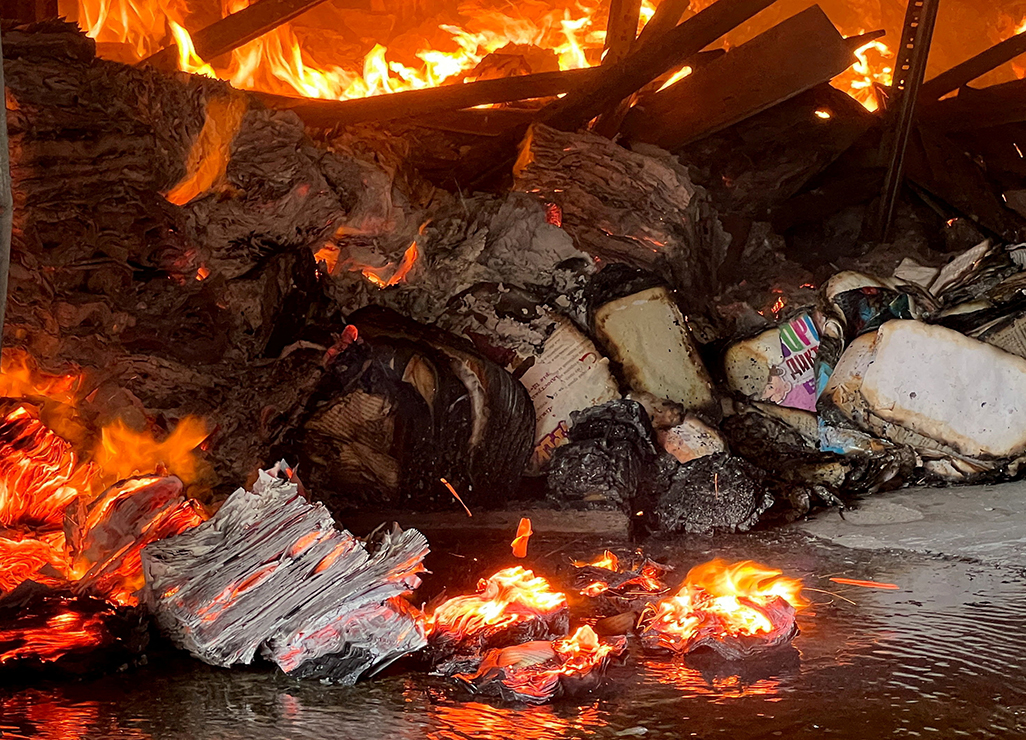 cover Millions of burnt books show how ‘war of endurance’ is hurting Ukraine