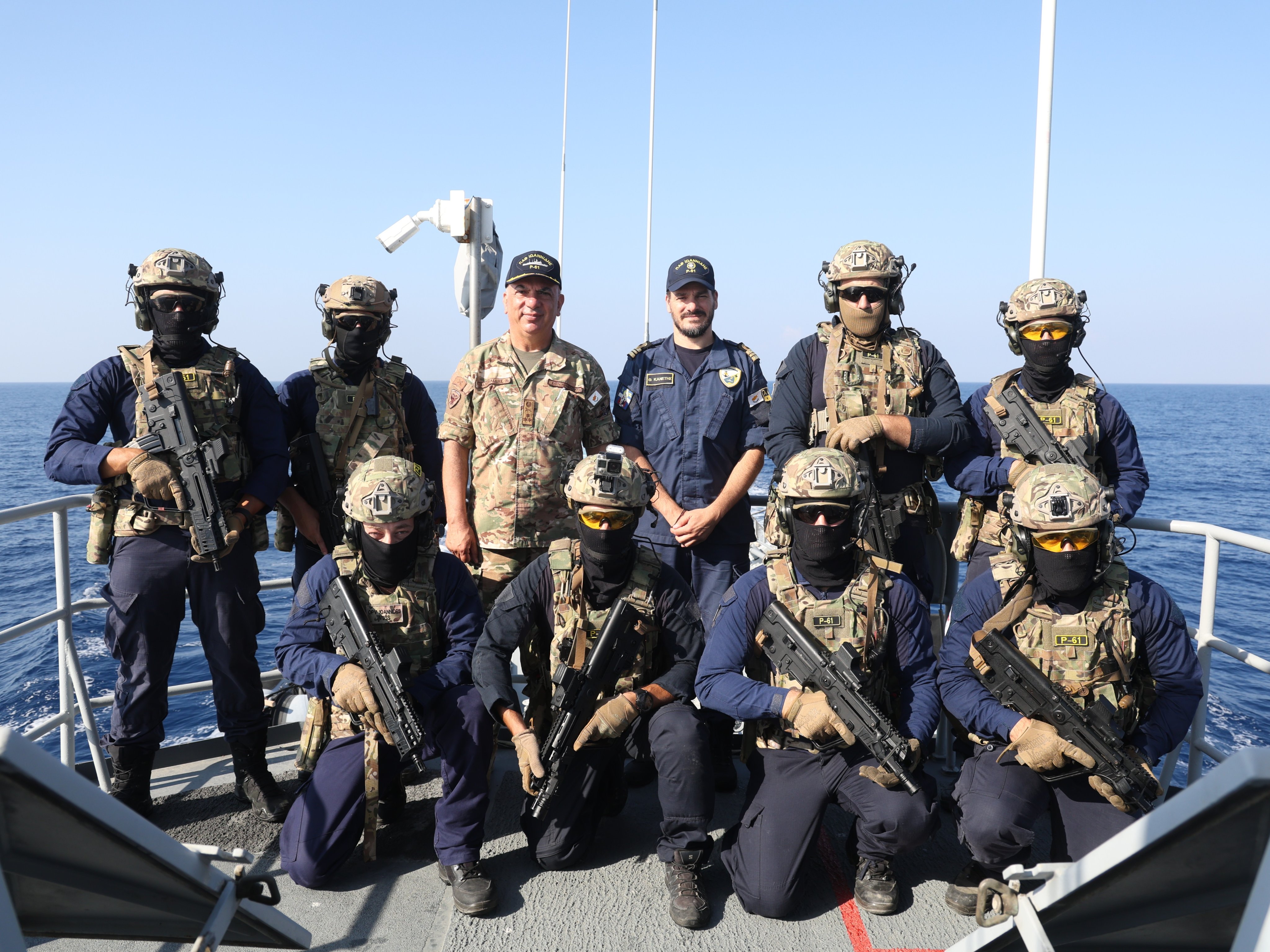 cover Cyprus and France hold joint naval search and rescue exercise