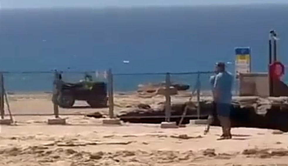 cover Quad bike falls into sea at Cape Greco, rider injured