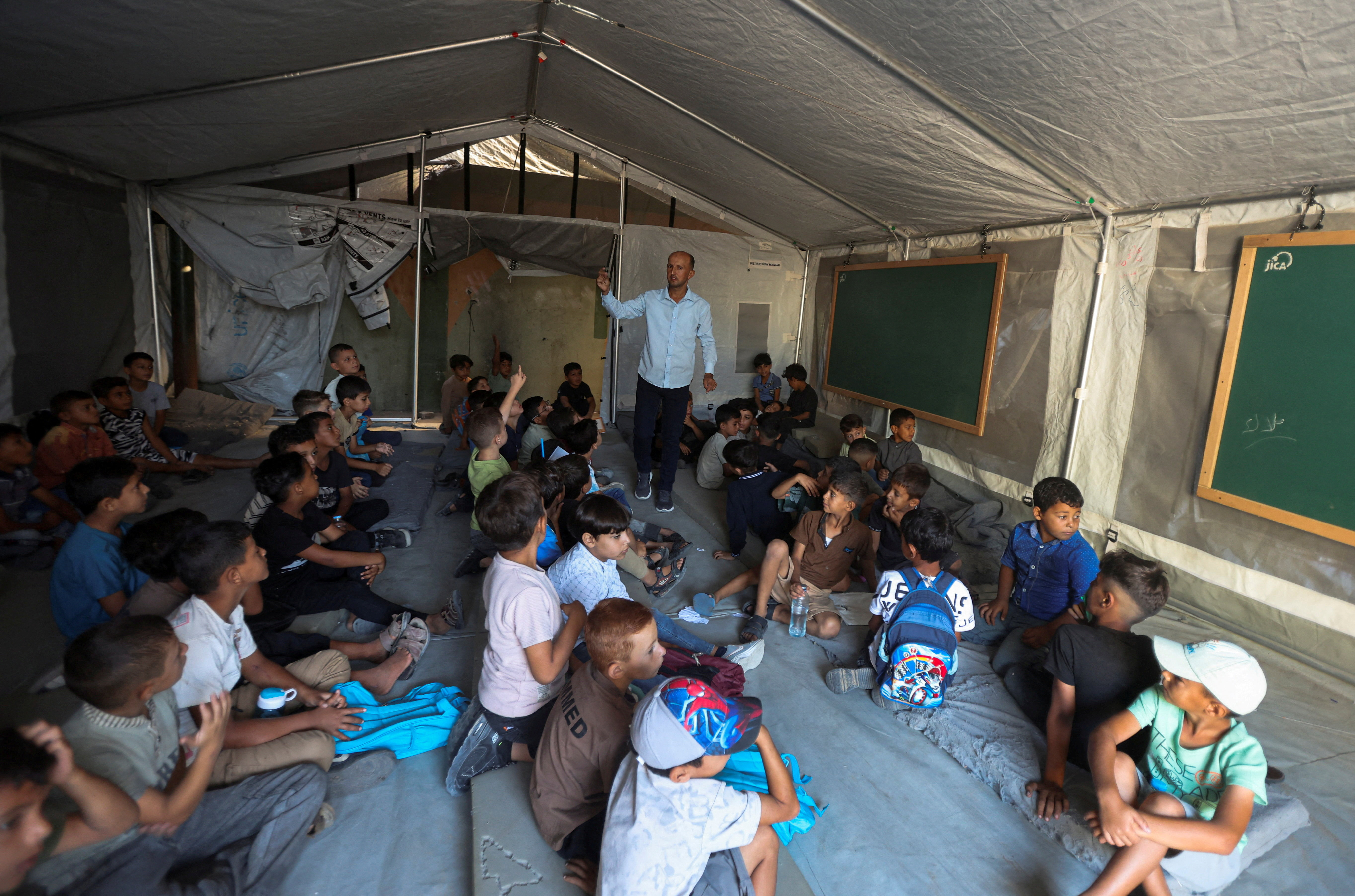 cover Gaza students return to in-person schooling for first time in three years