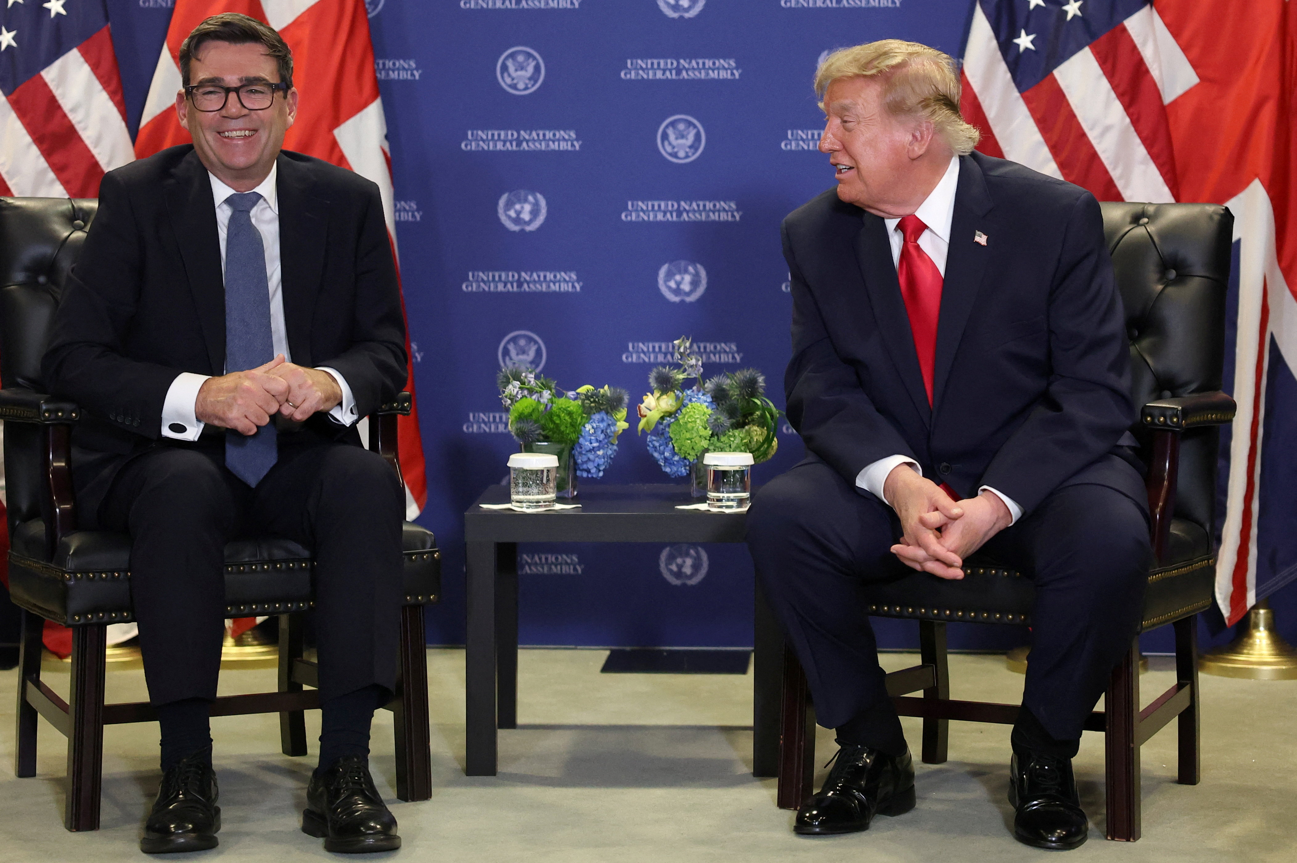 cover Burnham says he and Trump have established &#8216;good connection&#8217;