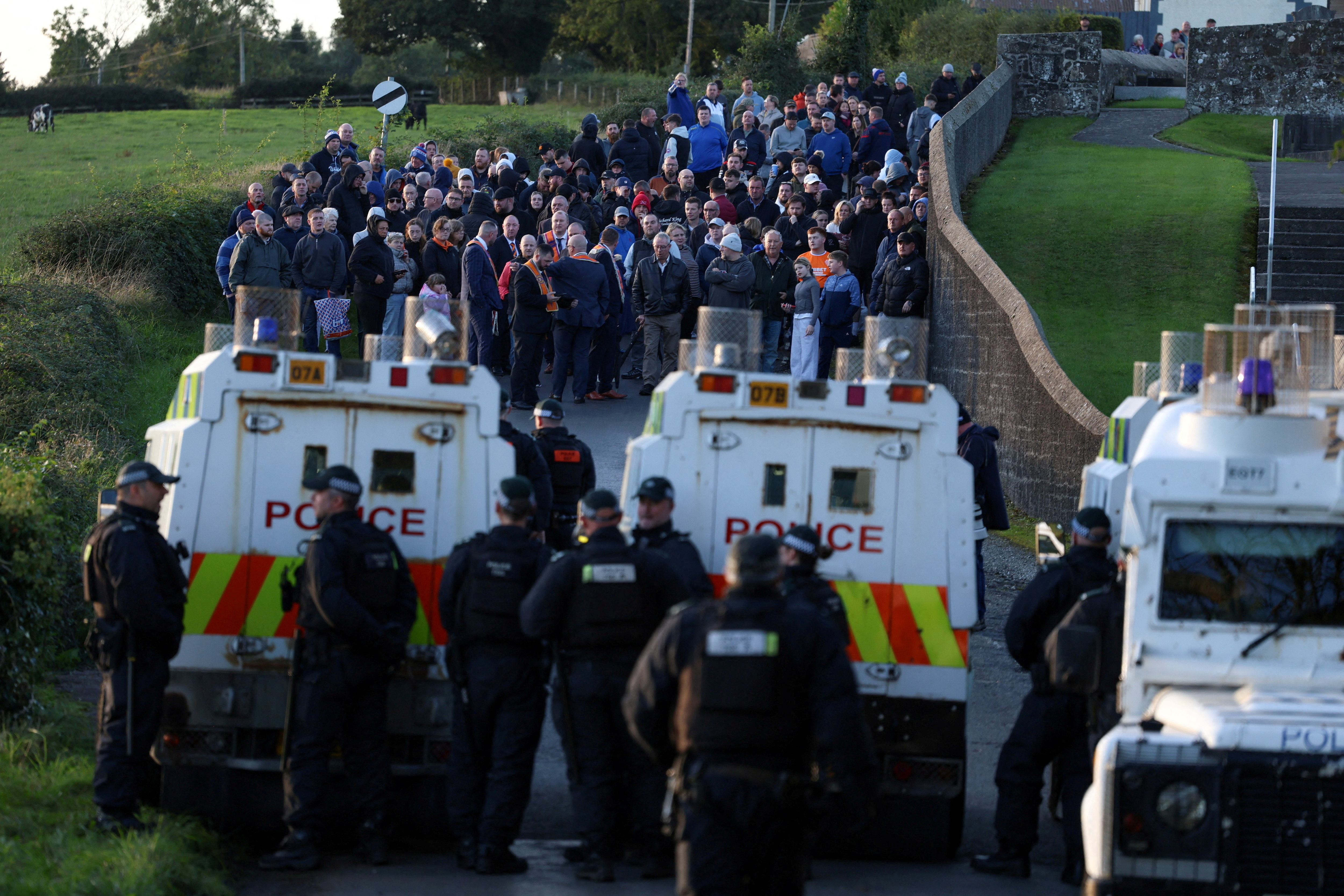 cover Britain seeks compromise over blocked Orange Order march in Northern Ireland