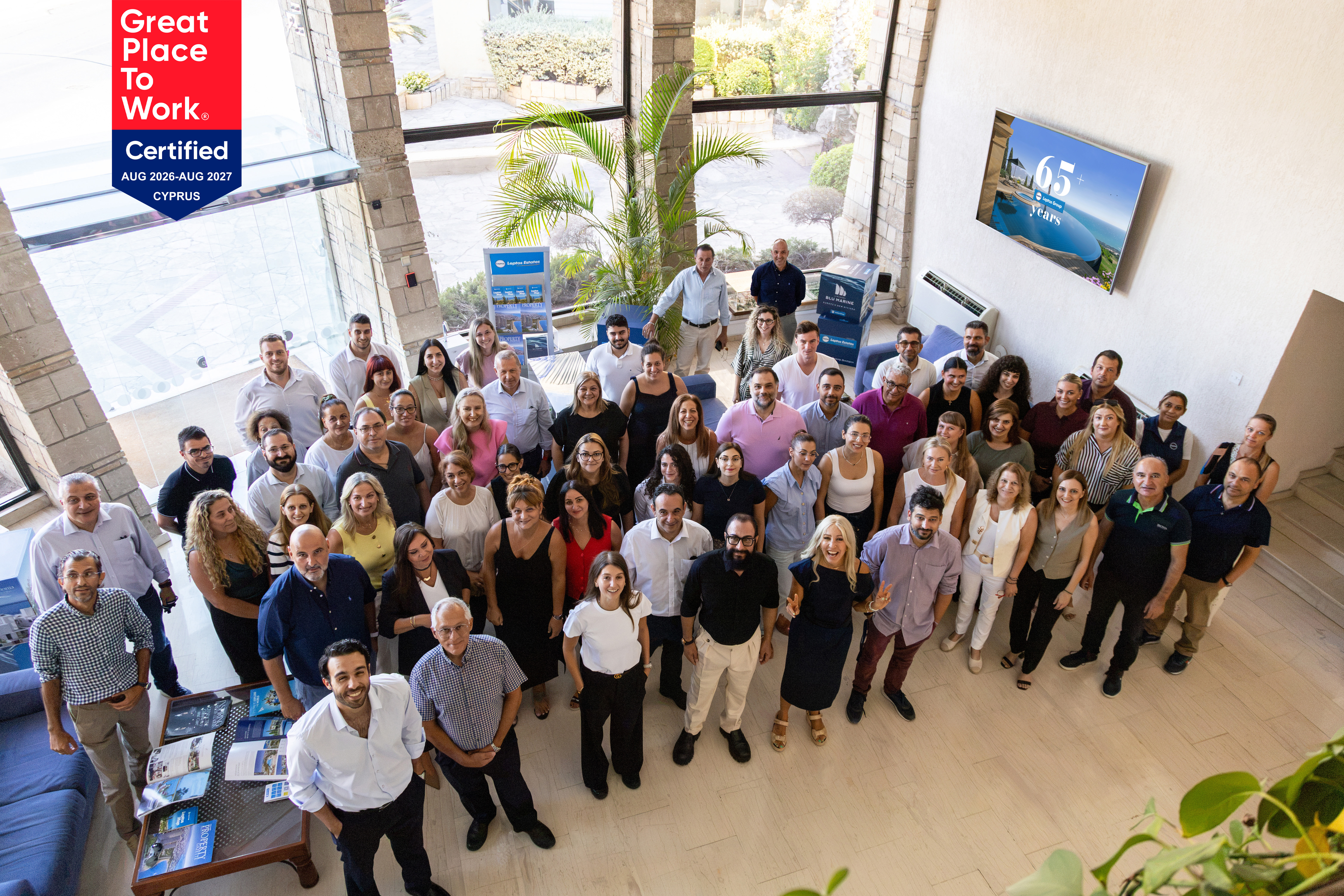 cover Leptos Estates is certified as a Great Place to Work®. 