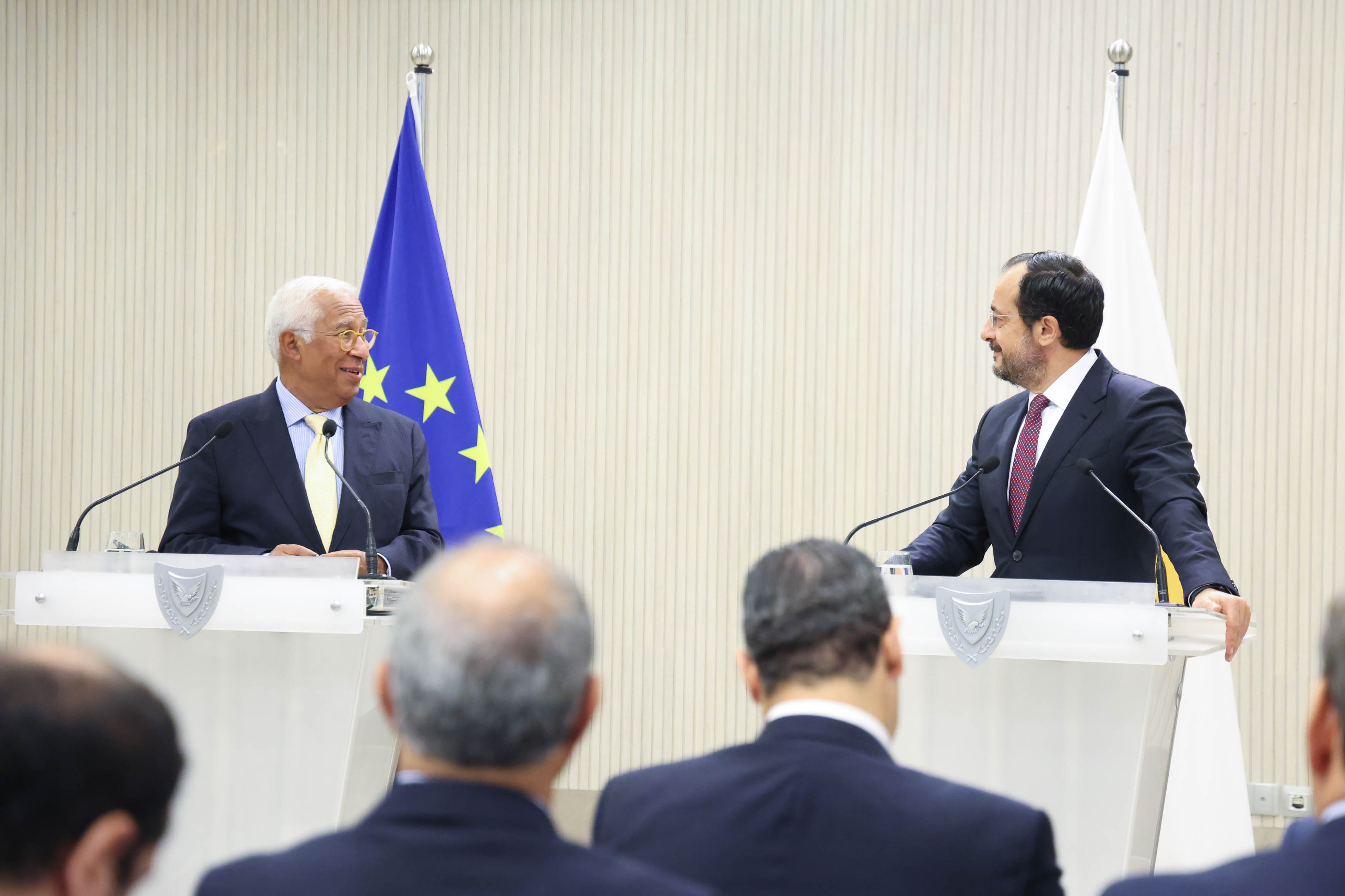 cover Cyprus problem, Schengen in focus as Christodoulides meets Costa