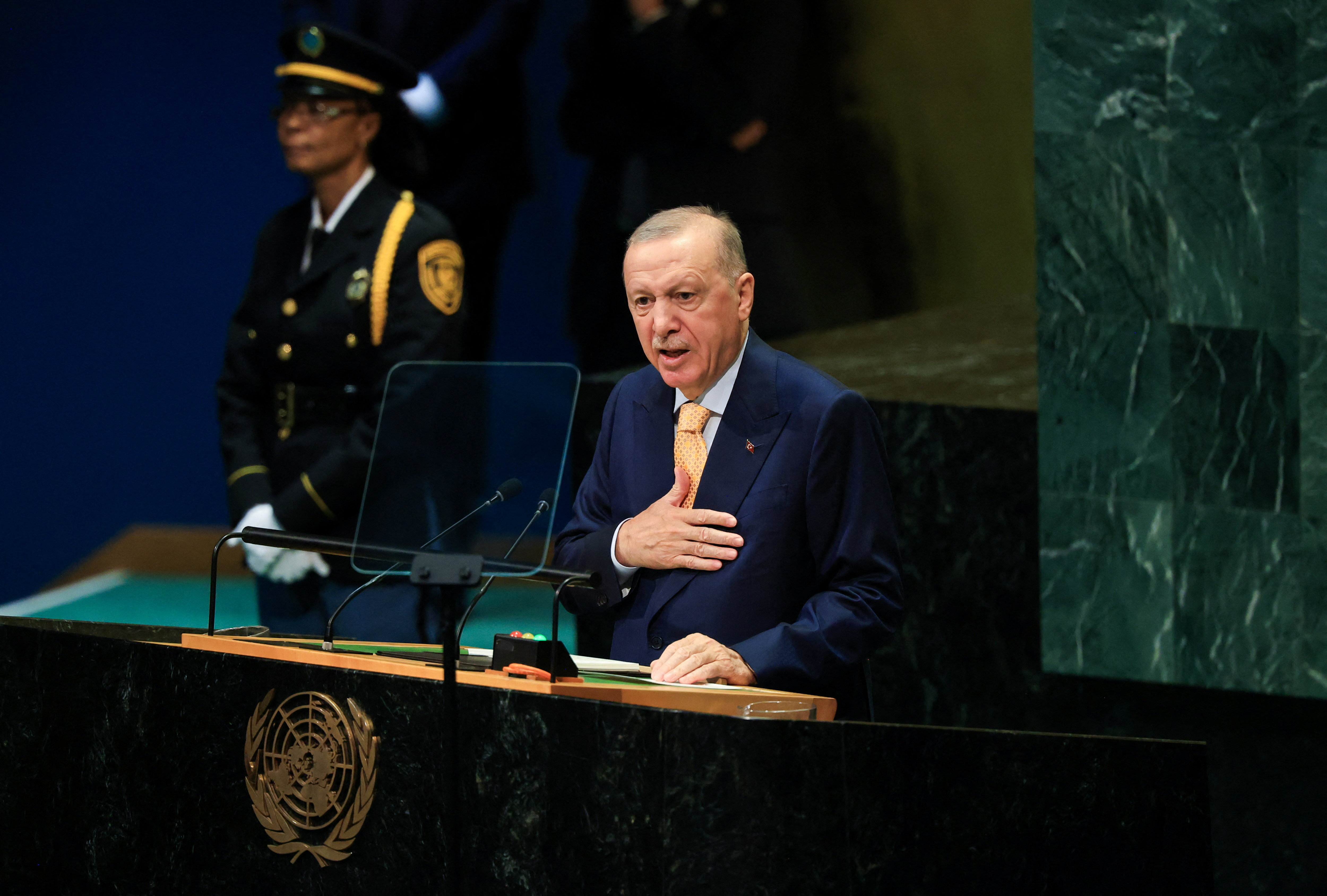 cover Erdogan: Turkish Cypriots’ equal international status must be recognised