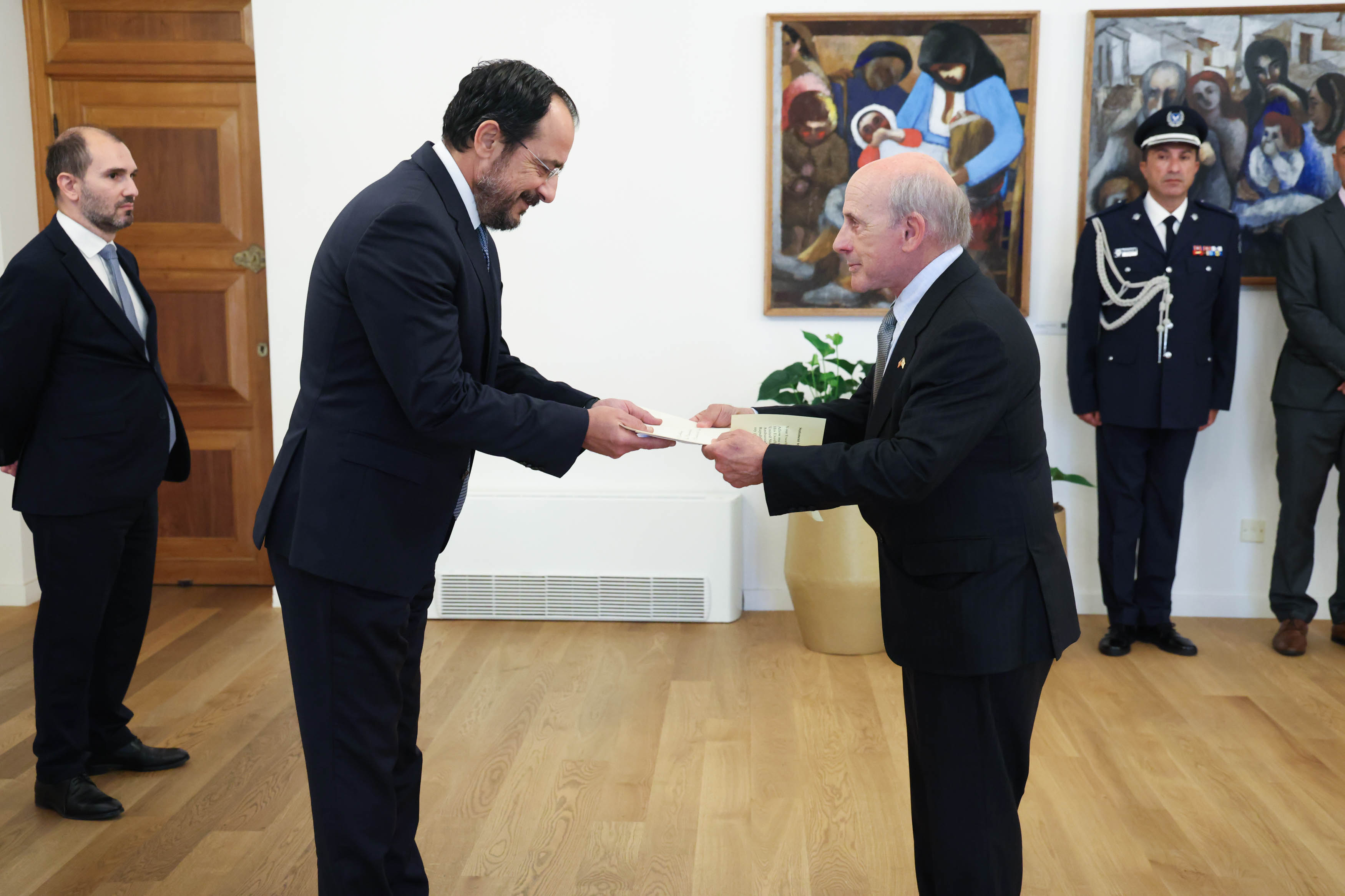 cover New US ambassador presents credentials to Christodoulides