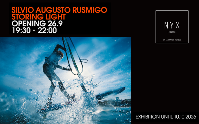 cover &#8216;Storing Light&#8217;: Silvio Augusto Rusmigo presents new photo exhibition at NYX Hotel Limassol