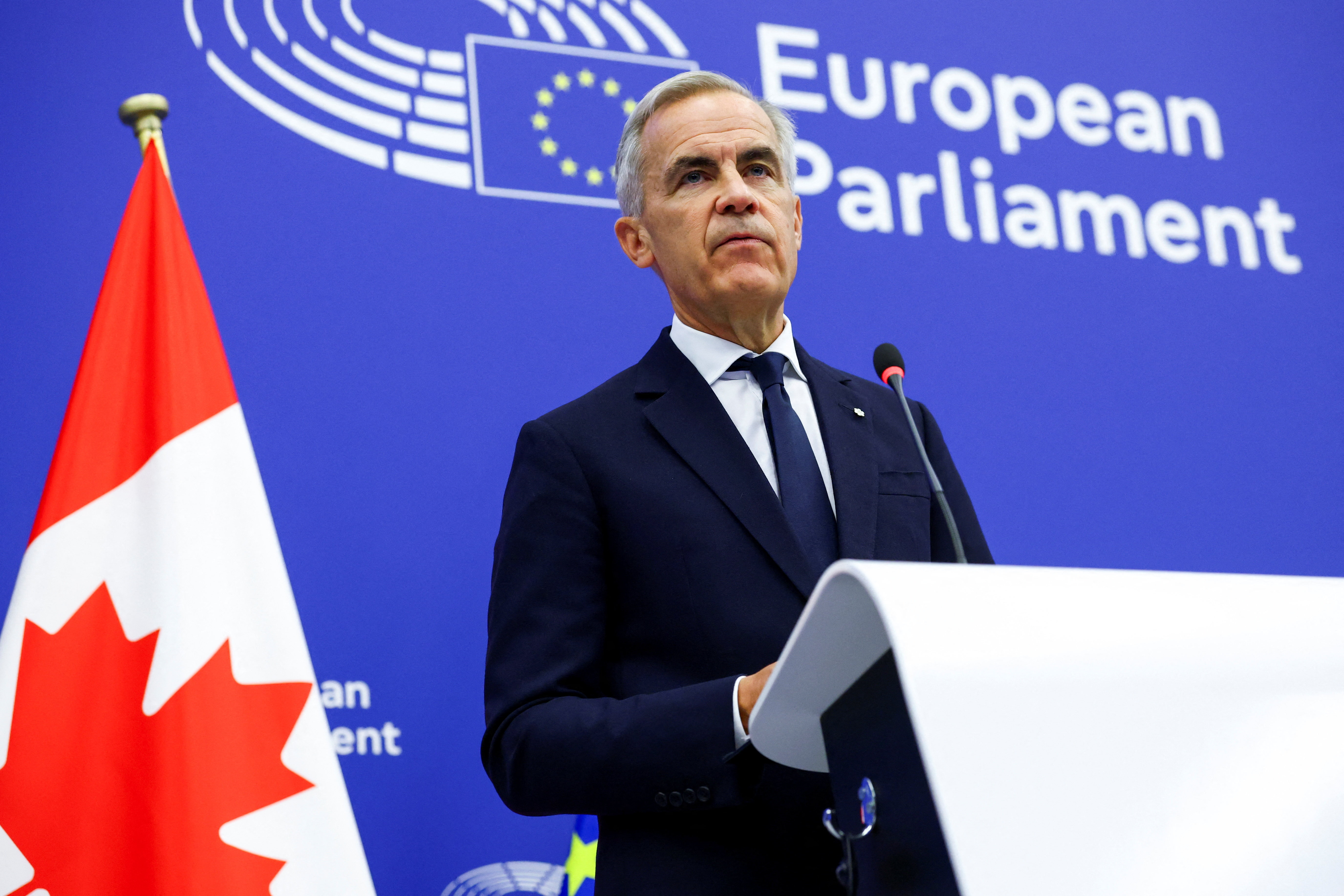 cover EU and Canada are stronger together, Carney says after Trump derides EU alliance