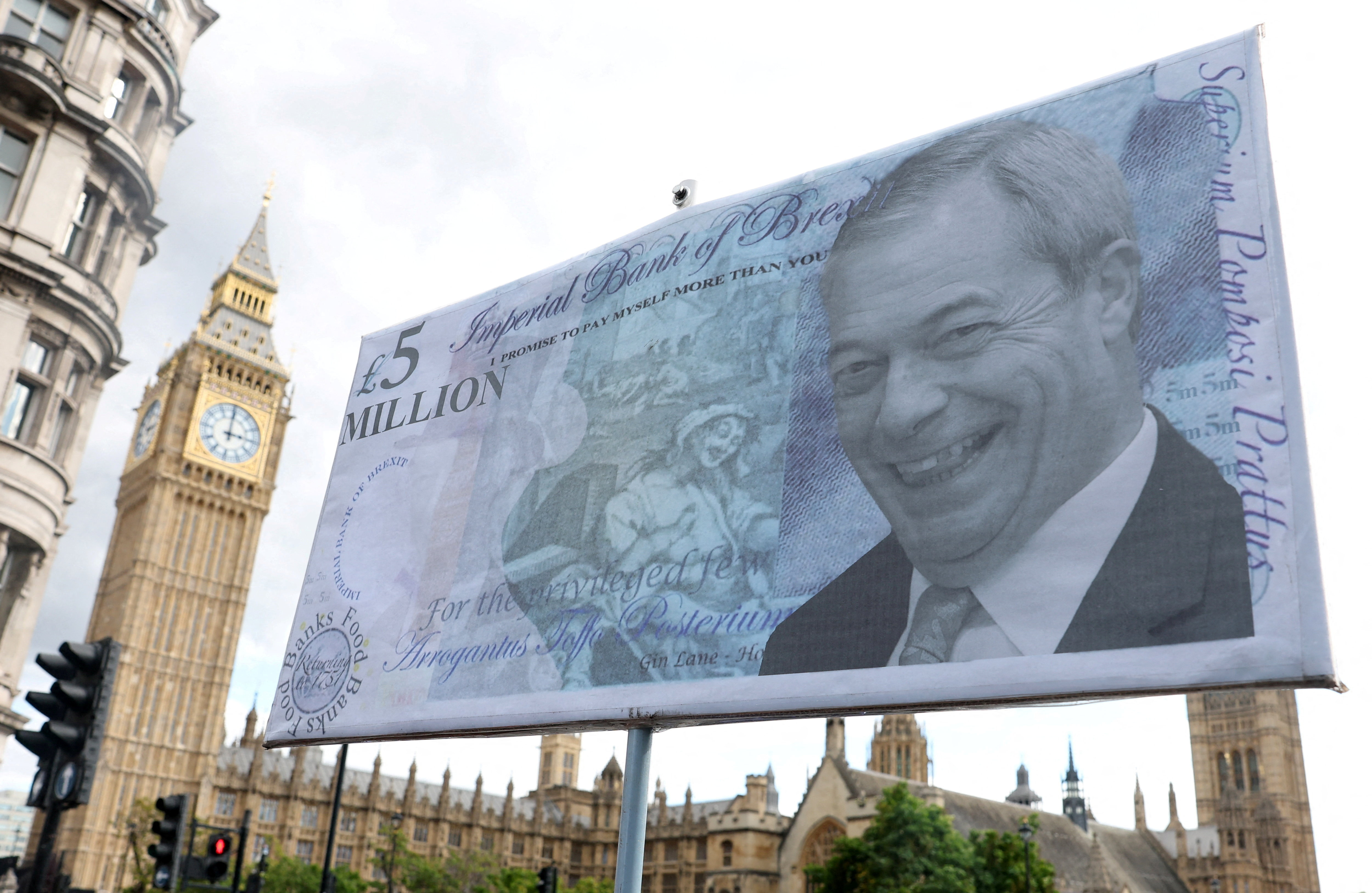 cover Farage&#8217;s Reform UK receives second £36 million pound donation from crypto investor