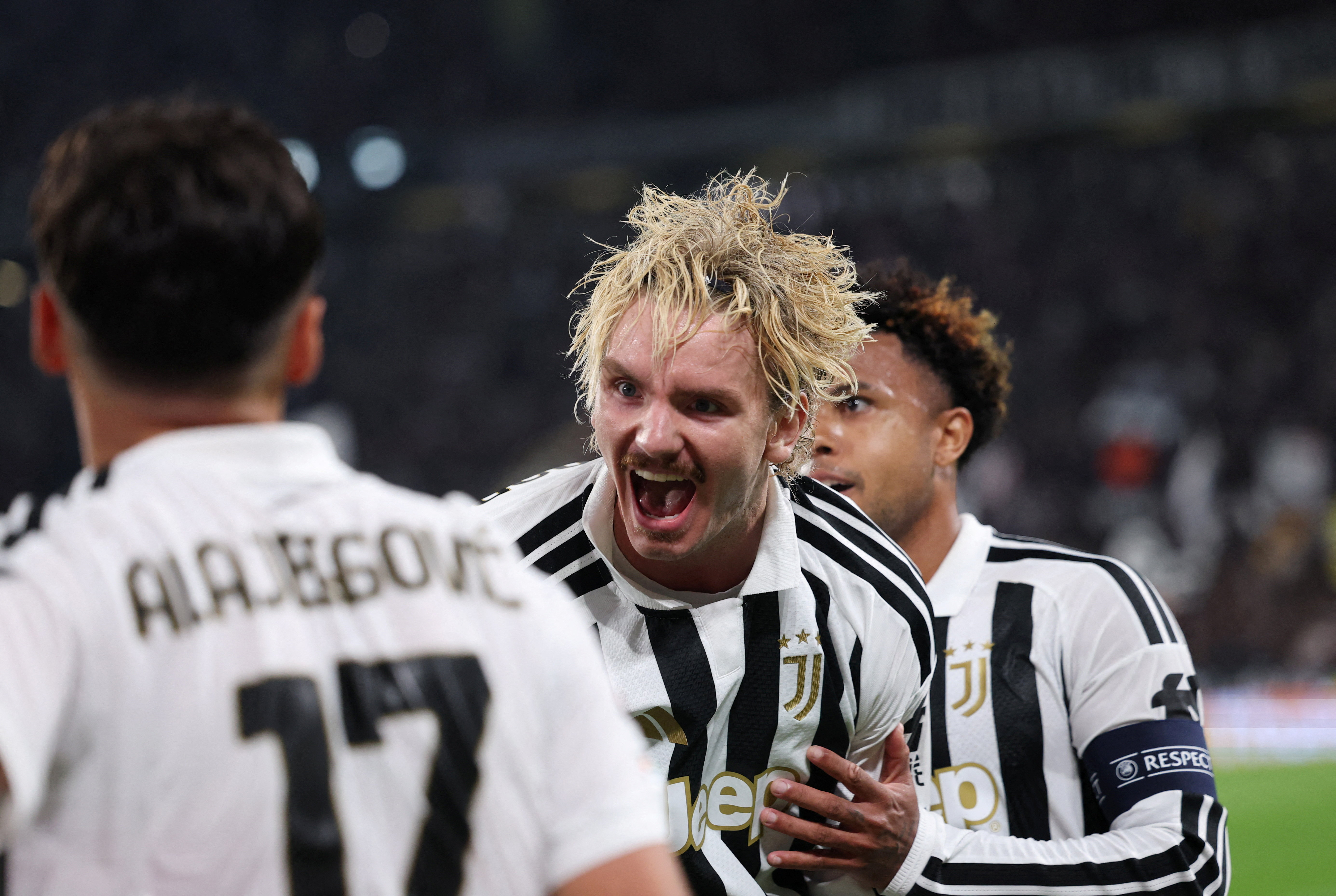 cover Juventus hammer Njimigen 5-0 as keeper suffers Europa League nightmare