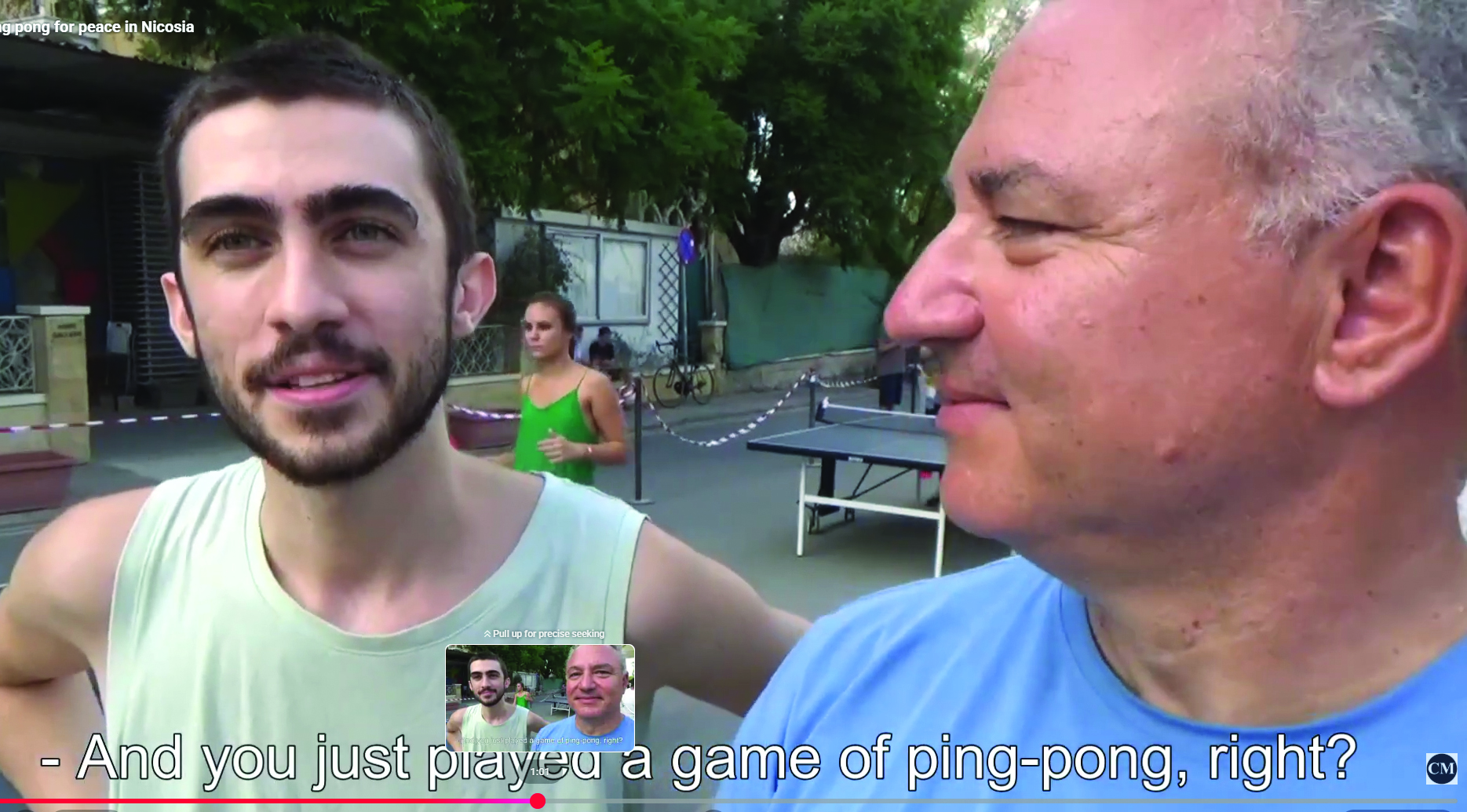 cover Ping pong for peace in Nicosia