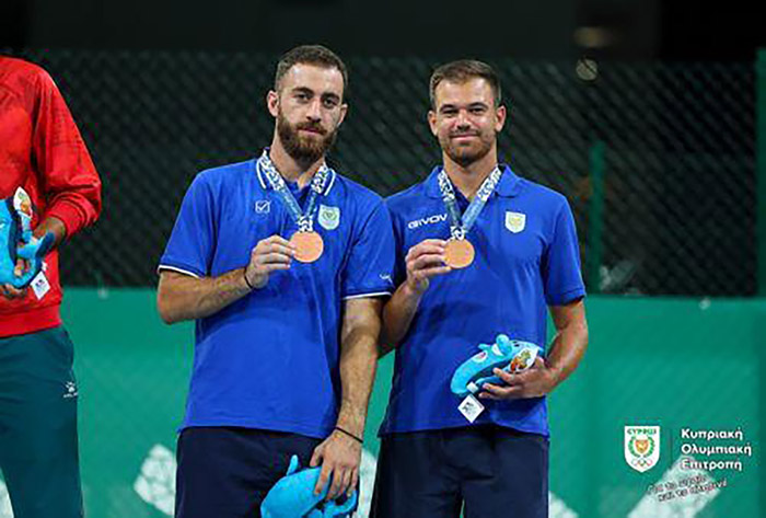 cover Historic first tennis medal for Cyprus at Mediterranean Games