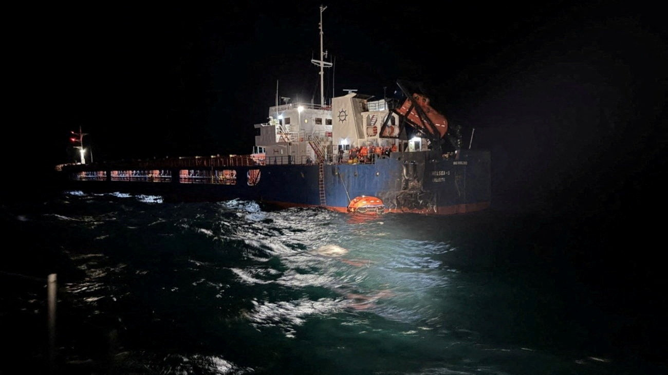 cover Eleven sailors missing after drone sinks ship off Bulgaria