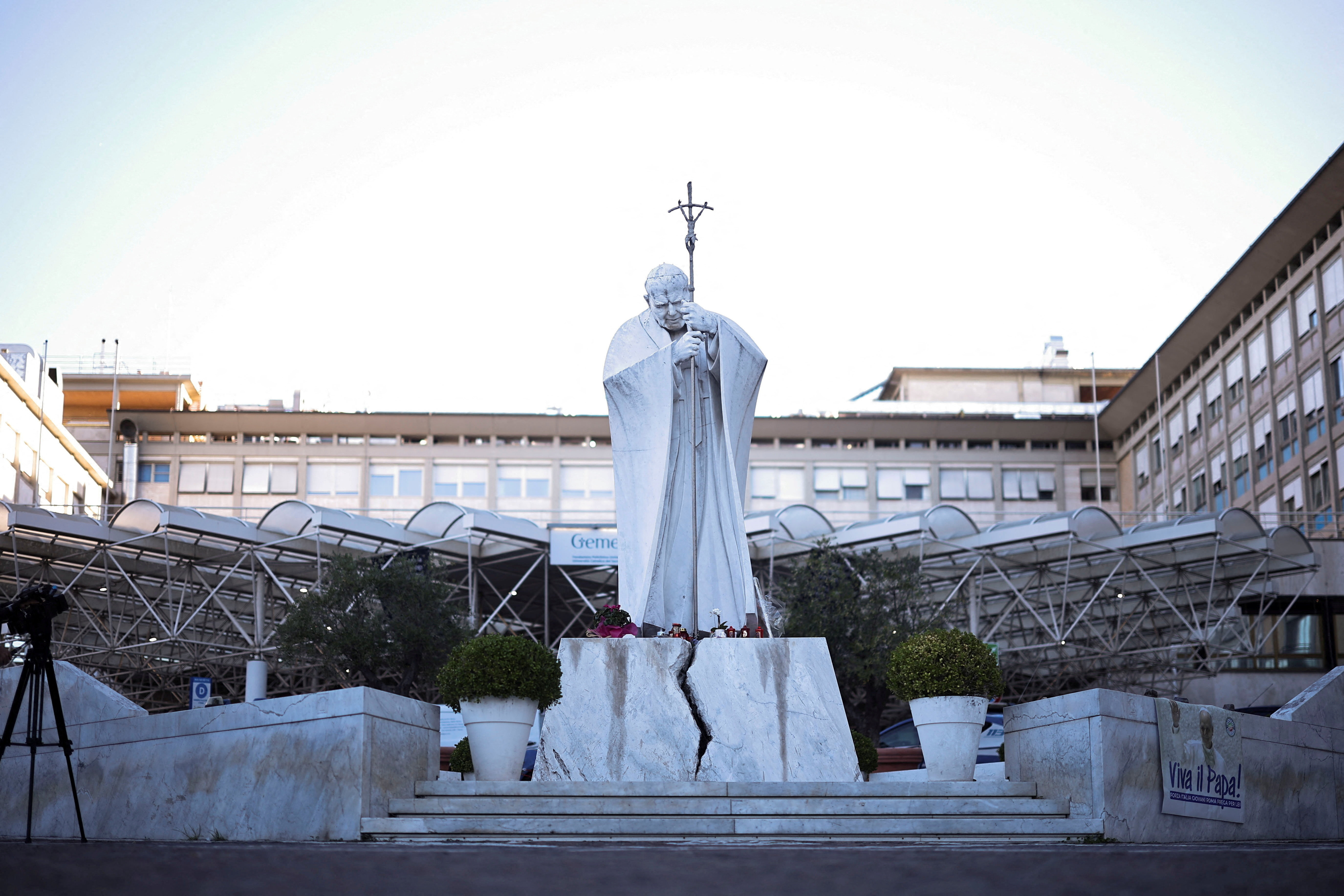cover Pope Leo had a good night in hospital as he recovers from lung cancer surgery