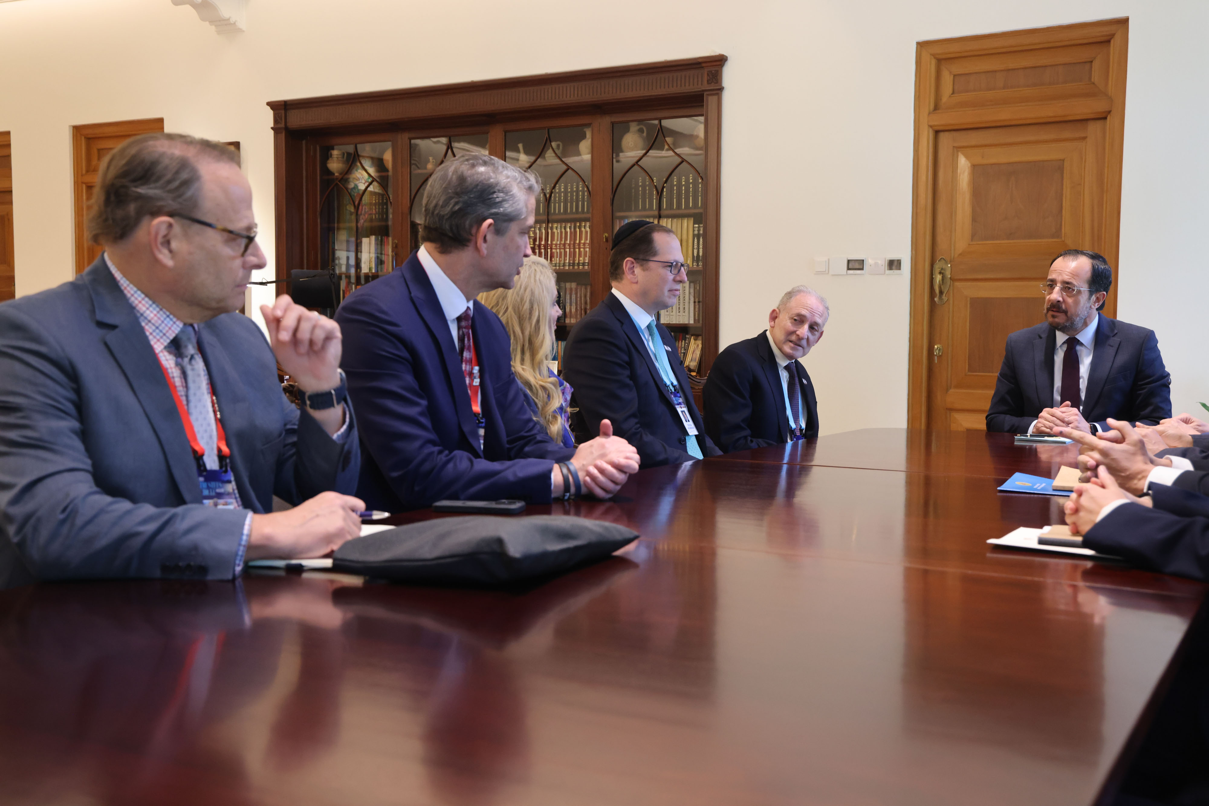 cover Christodoulides hosts pro-Israel Aipac lobby