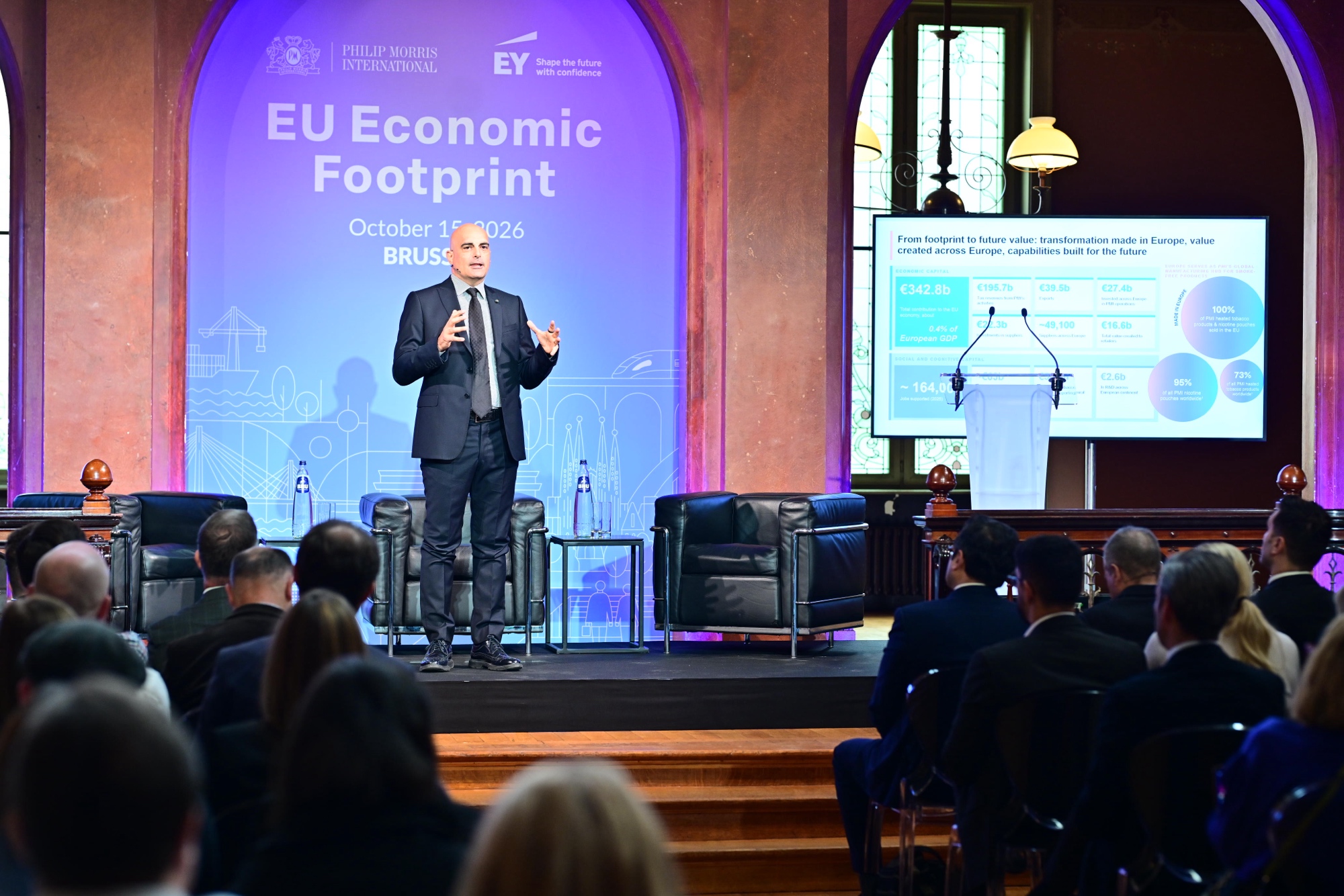 cover Philip Morris international announces EU economic footprint study 2021-2025: transformation made in Europe