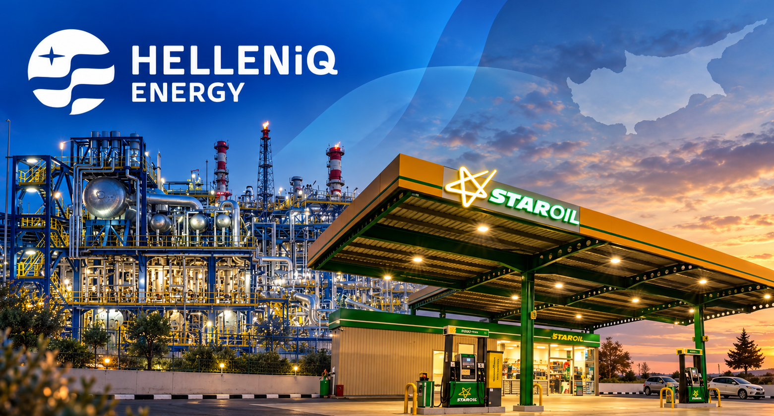 cover HELLENiQ Energy moves to acquire Staroil in Cyprus fuel market expansion