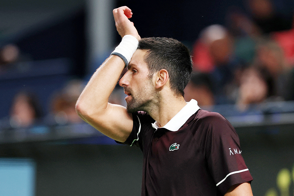 cover Djokovic faces ATP Finals battle after loss in Basel