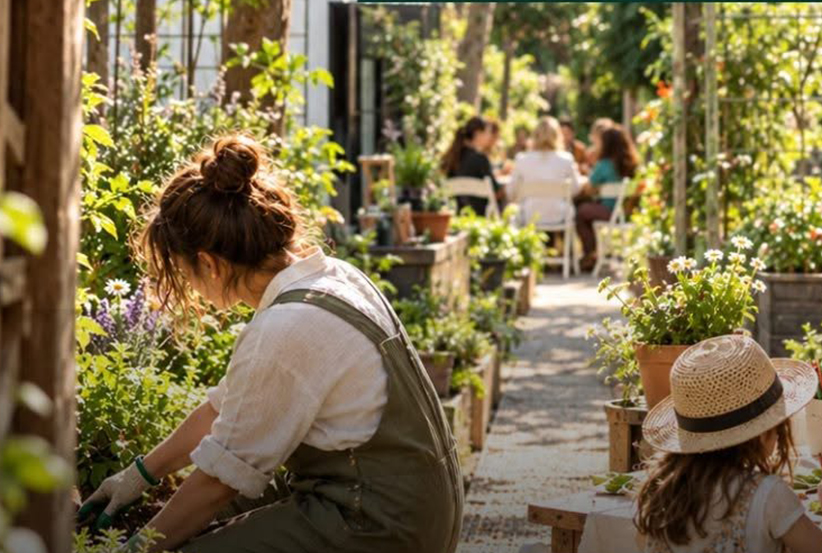 cover A gardening and crafting day for the community