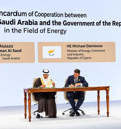 cover Cyprus and Saudi Arabia sign memorandum on energy cooperation