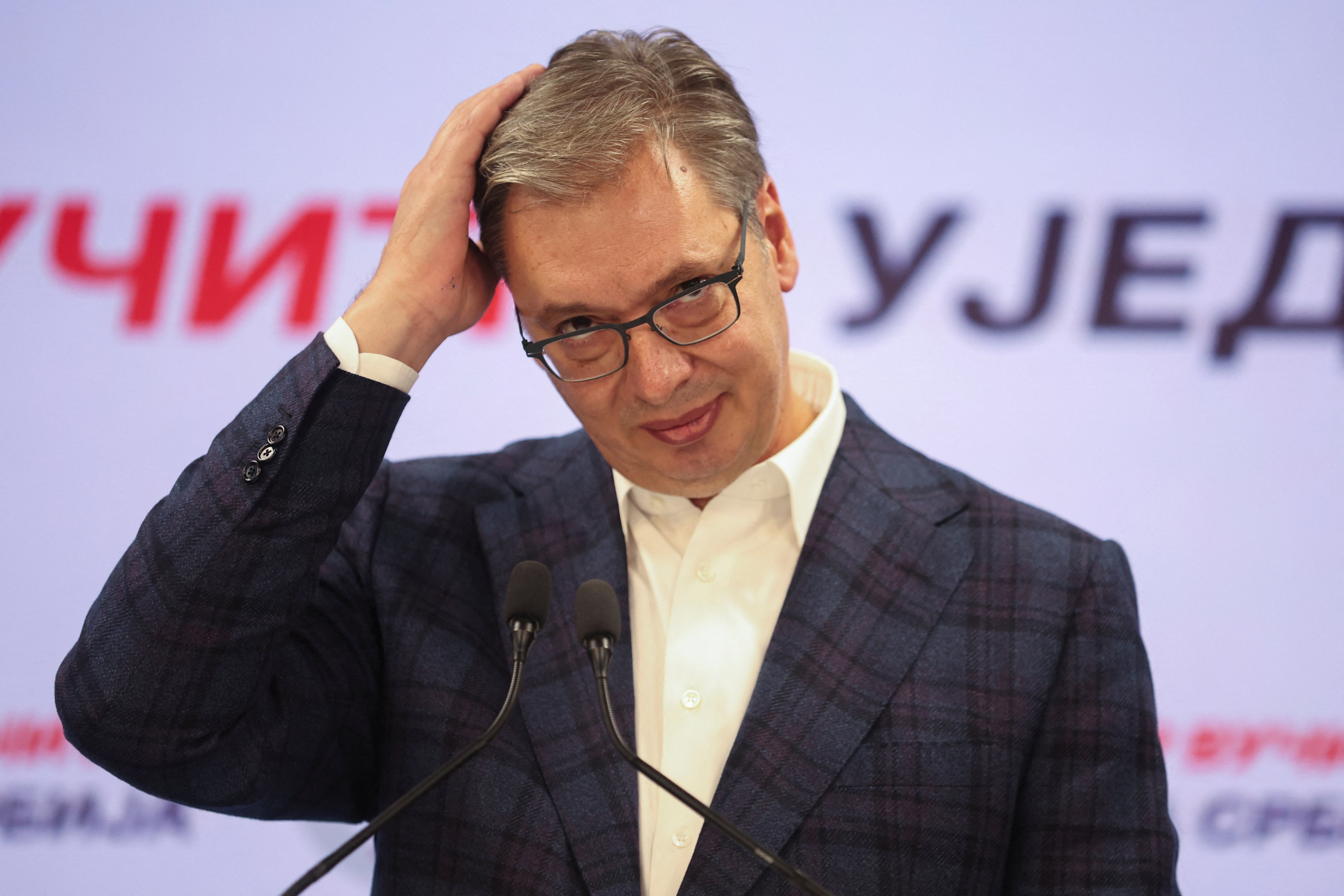 cover Serbia&#8217;s Vucic concedes defeat to student led movement in parliamentary election