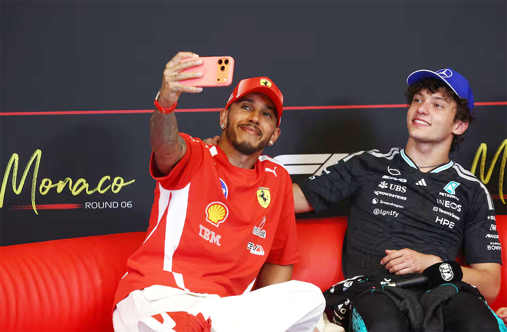 cover &#8216;Slow down&#8217;: Hamilton jokes to champion-in-waiting Antonelli