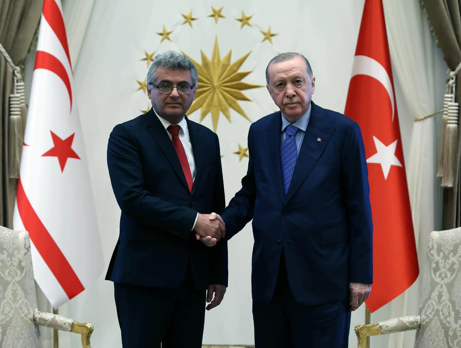 cover Erdogan meets Erhurman, stresses importance of Turkish Cypriots’ rights