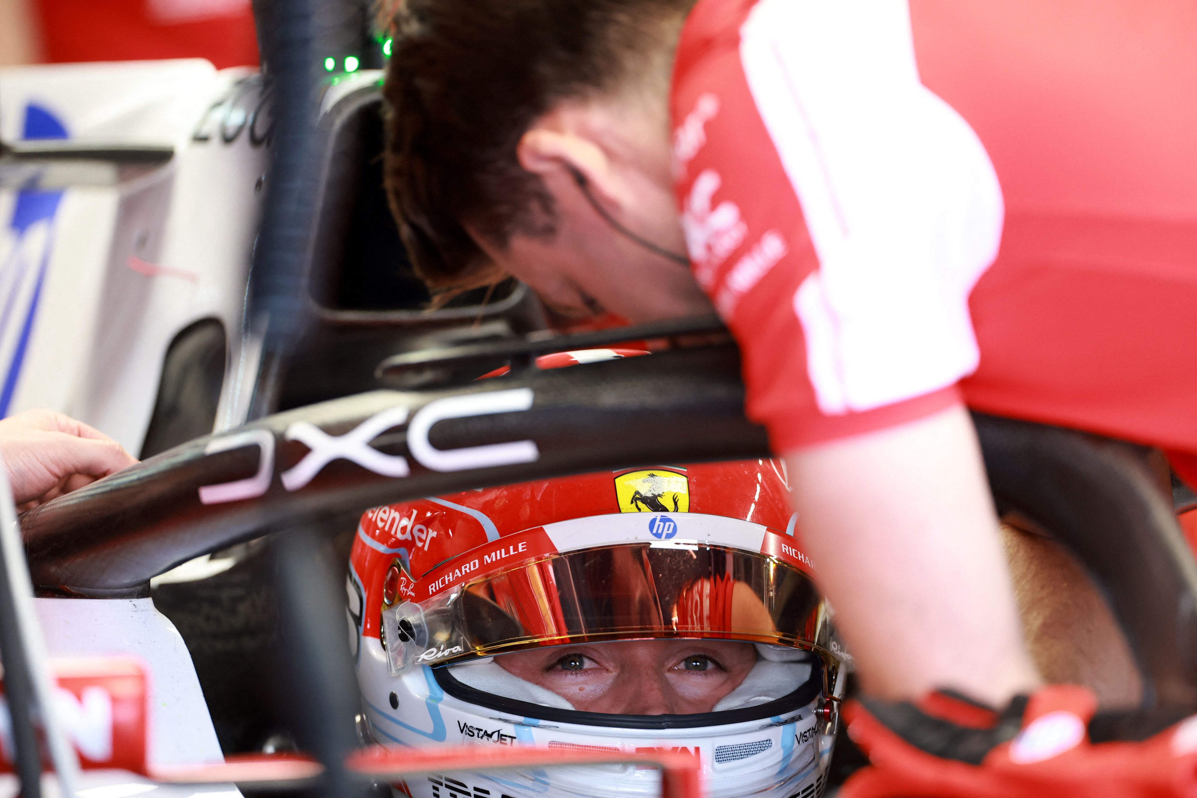 cover Ferrari&#8217;s Leclerc fastest in both Mexico practice sessions