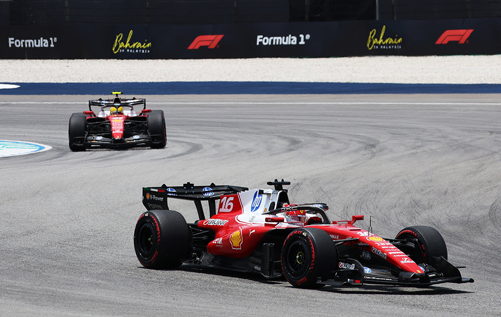 cover Leclerc fastest in second practice in Sepang after Verstappen sets early pace
