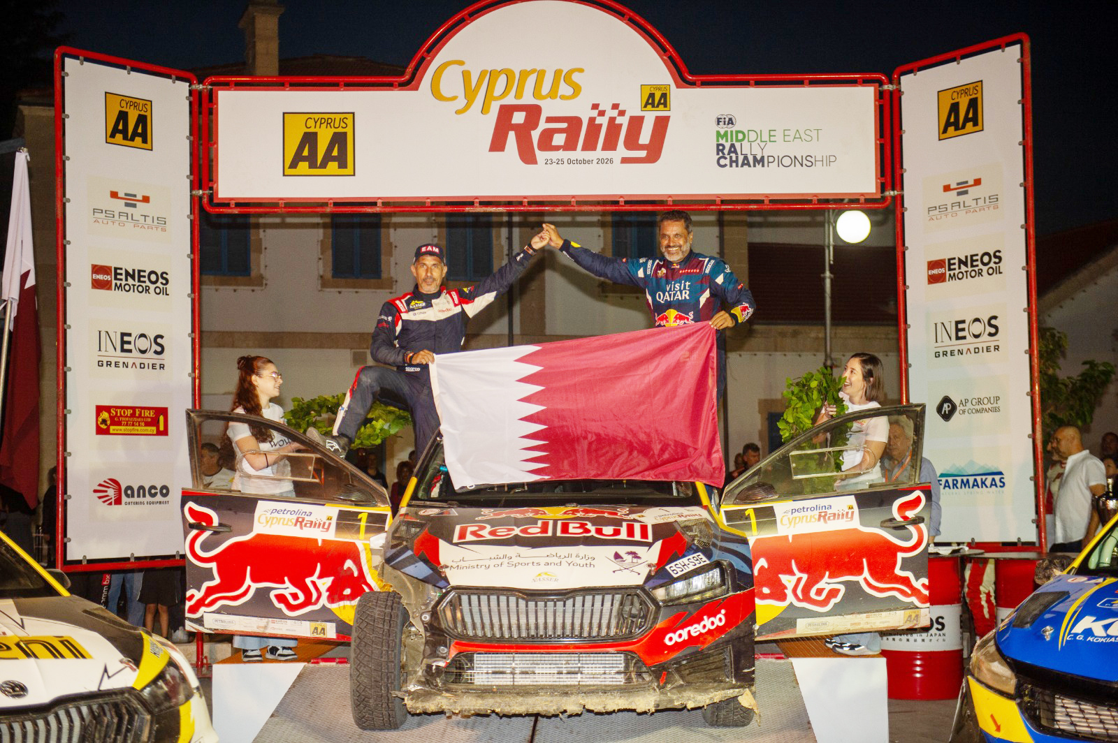 cover Al-Attiyah edges Galatariotis in thrilling Cyprus Rally finale